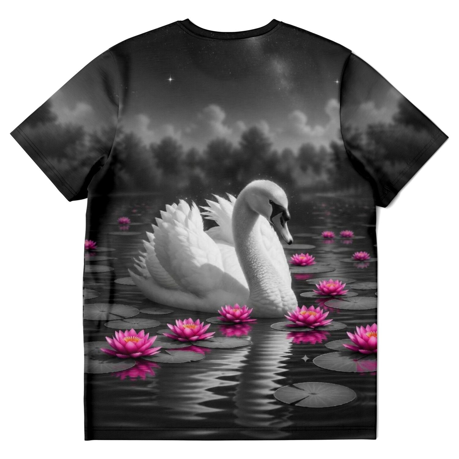 Dreamer T-Shirt - Schwan im Seerosensee