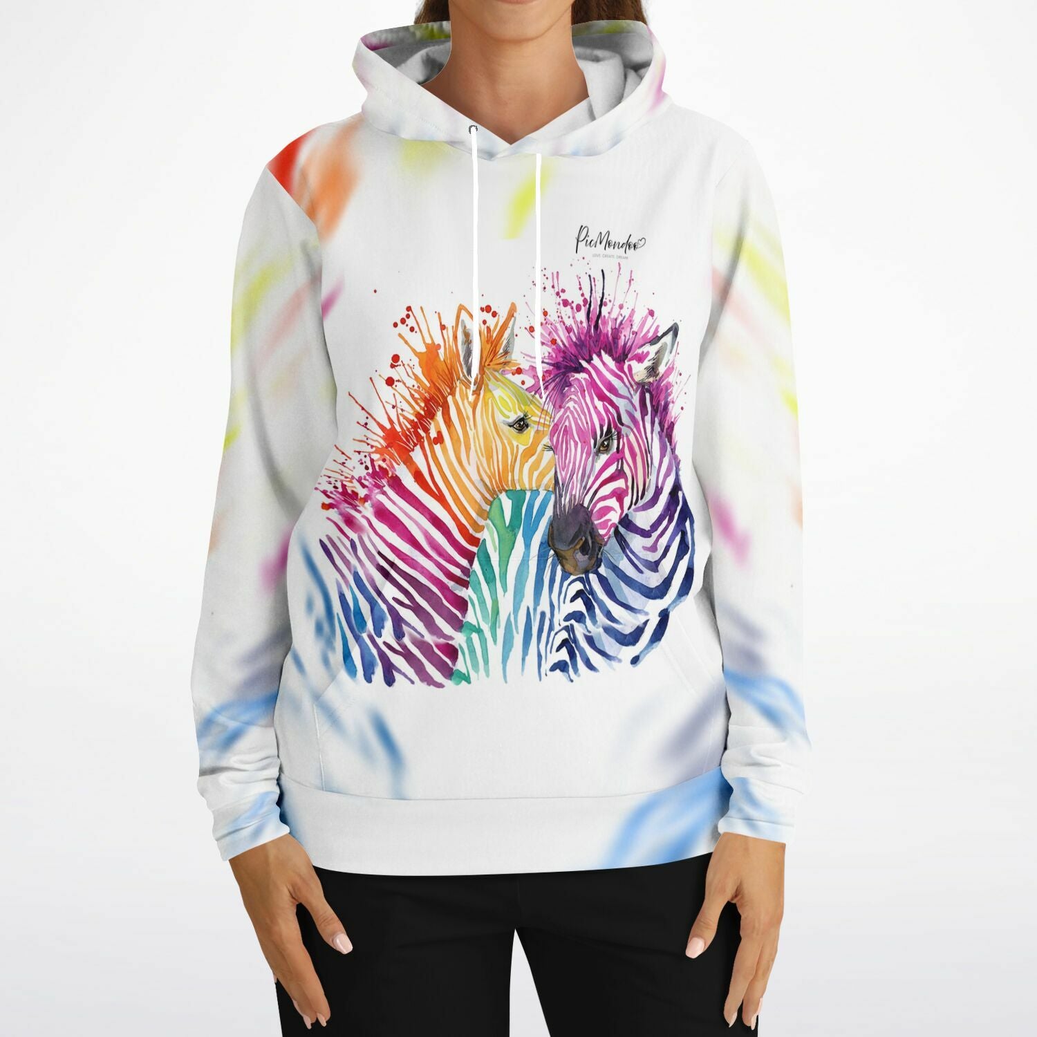 Dreamer Hoodie - Bunte Zebras