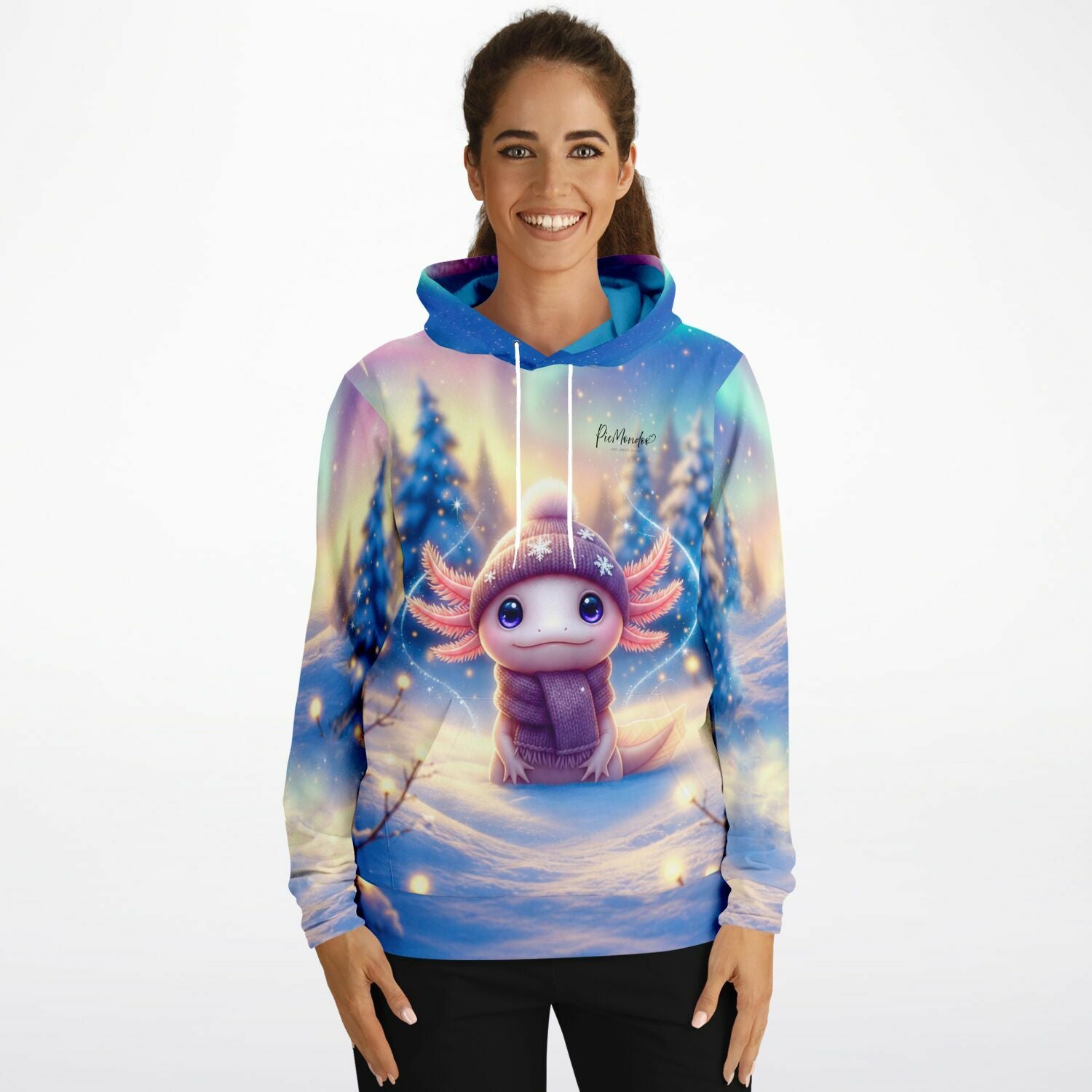 Dreamer Hoodie - Axolotl im Urlaub