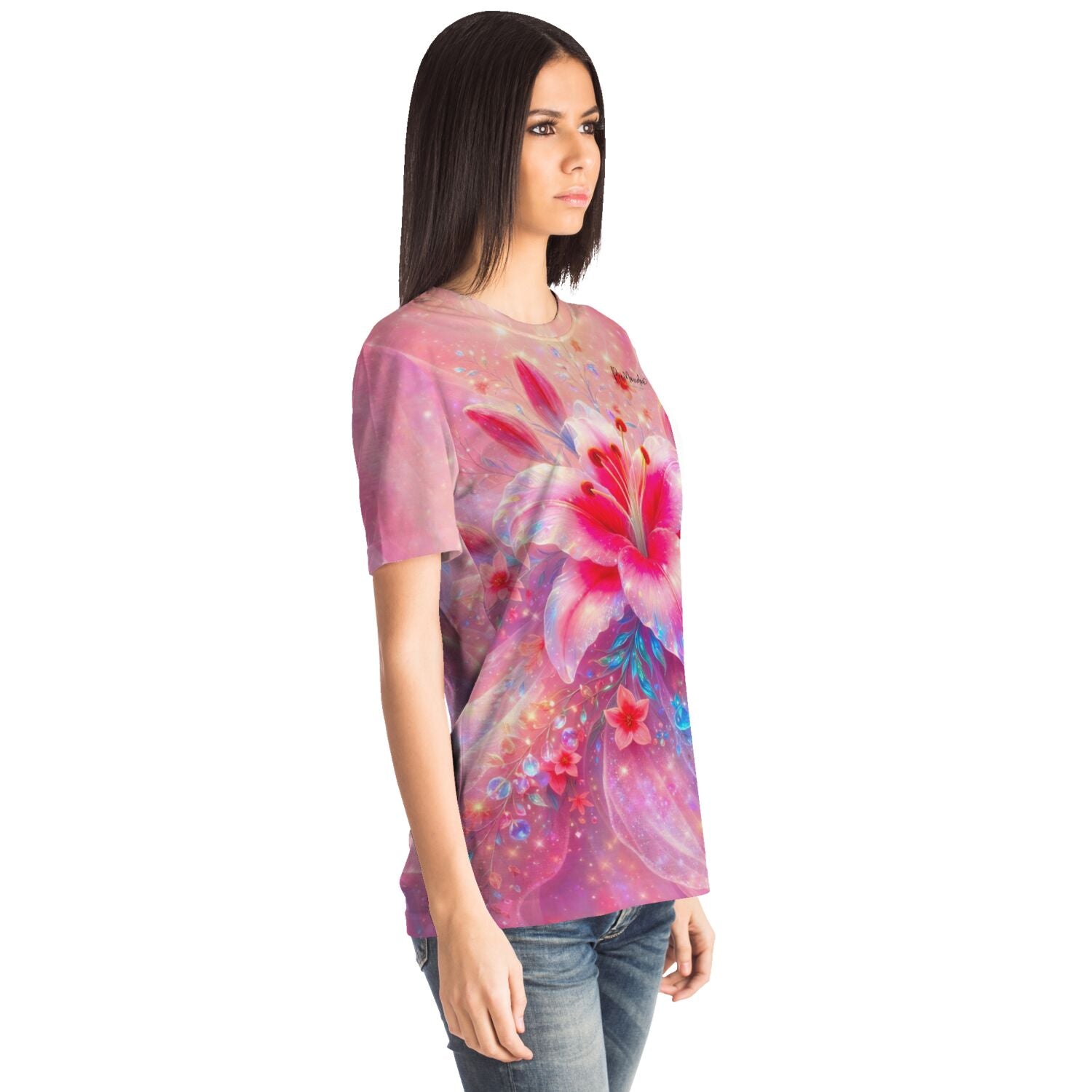 Dreamer T-Shirt - Zarte Lilie in rosé