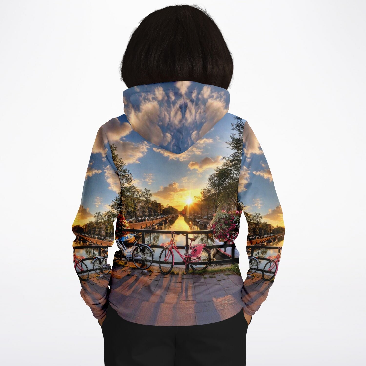 Dreamer Hoodie - Sonnenuntergang in Amsterdam