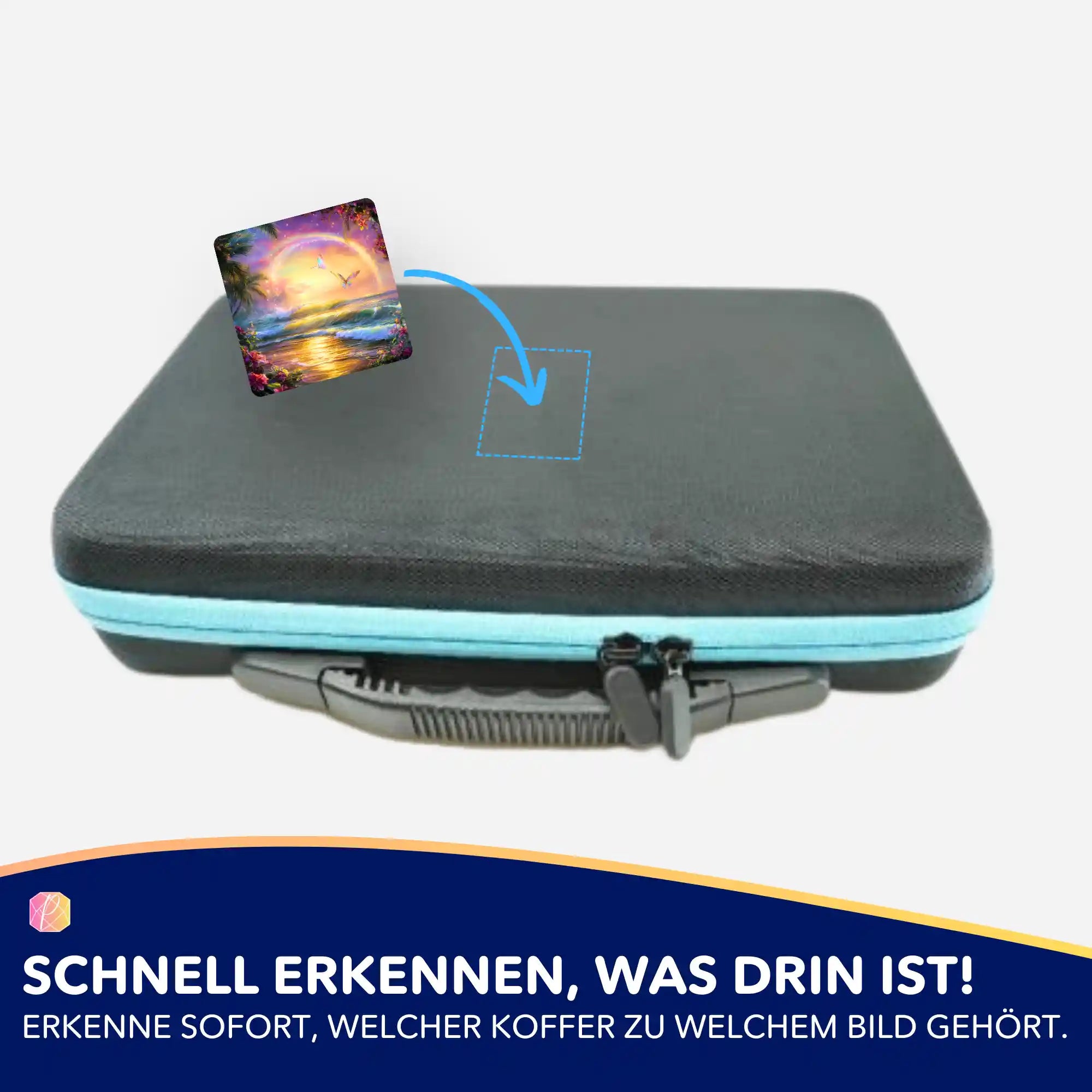 Aufkleber 5er-Set - Zwischen Himmel und Meer