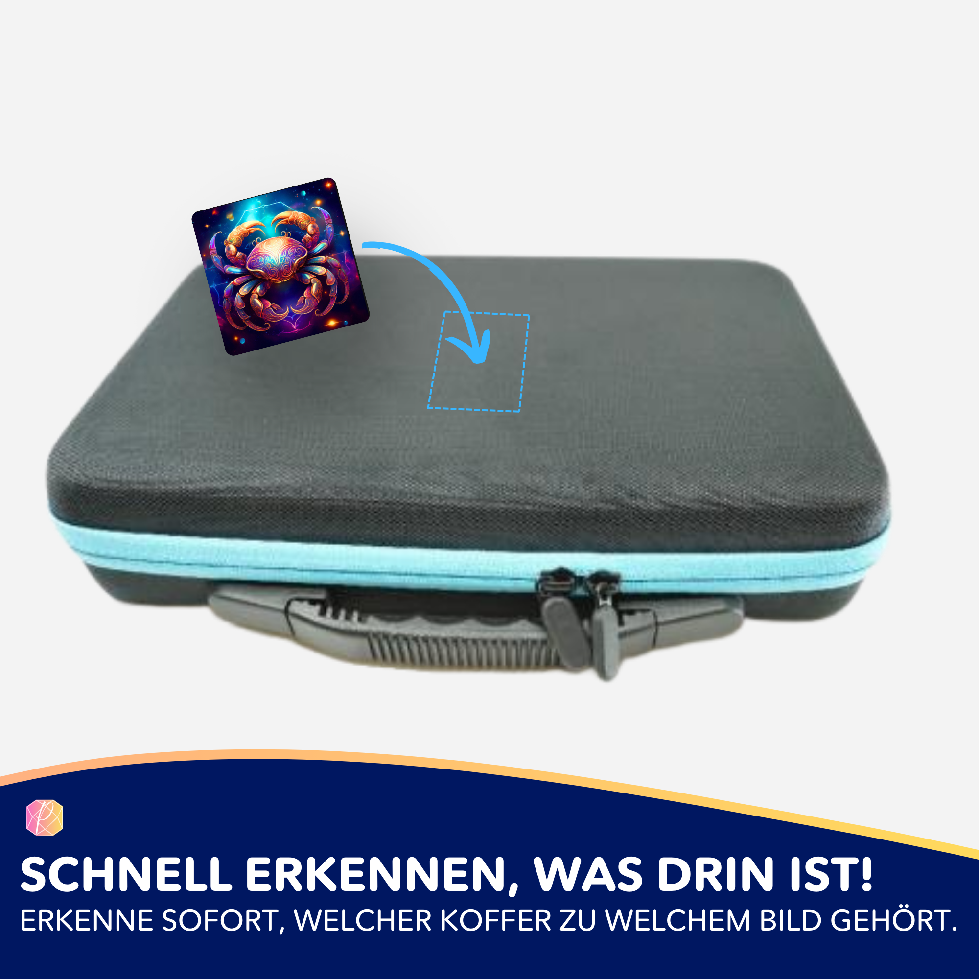 Aufkleber 5er-Set - Sternzeichen Krebs "Limited Edition"