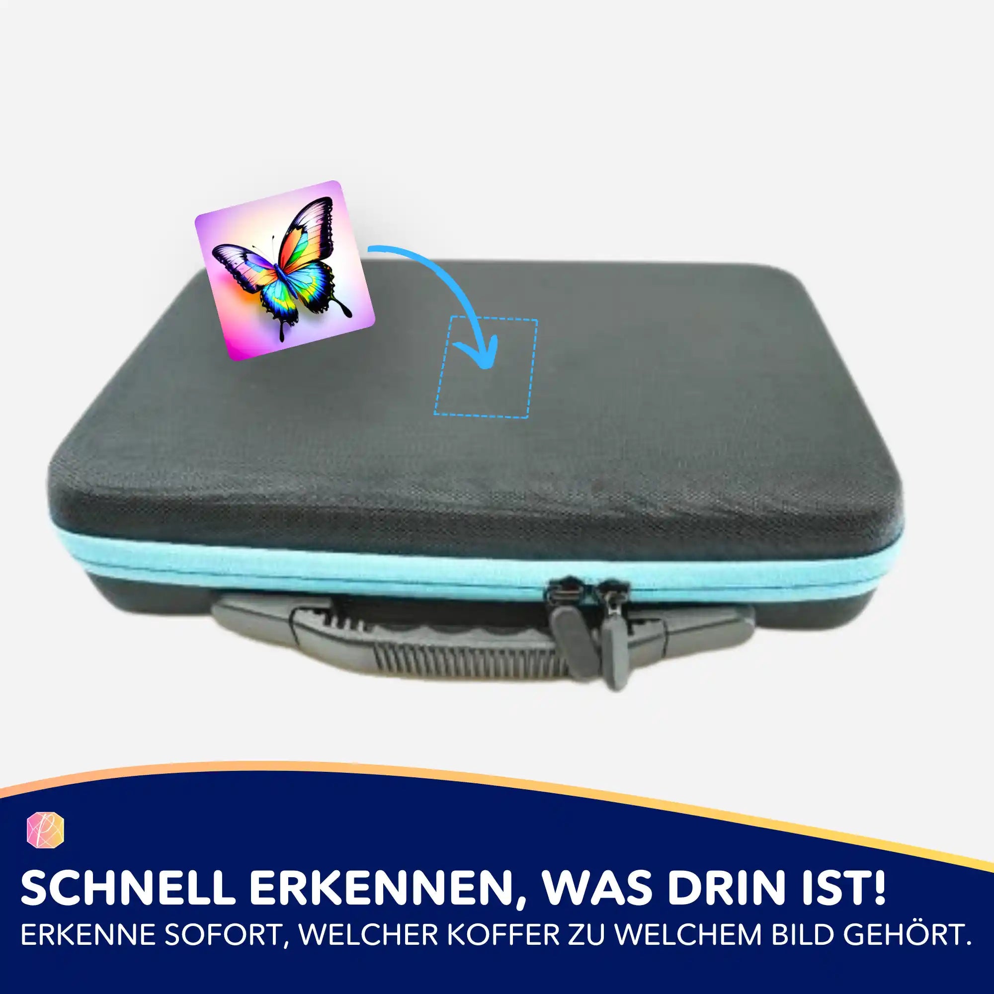 Aufkleber 5er-Set - Moni Live Verkauf - Butterfly Mona