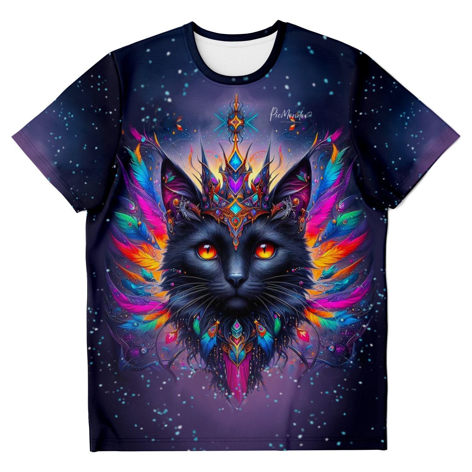 Dreamer T-Shirt - Mystic colorsplash Cat