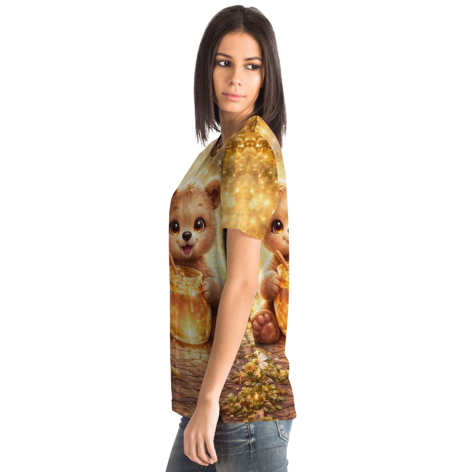 Dreamer T-Shirt mit niedlichem Bären-Motiv im Stil von Diamond Painting und Malen nach Zahlen für Erwachsene