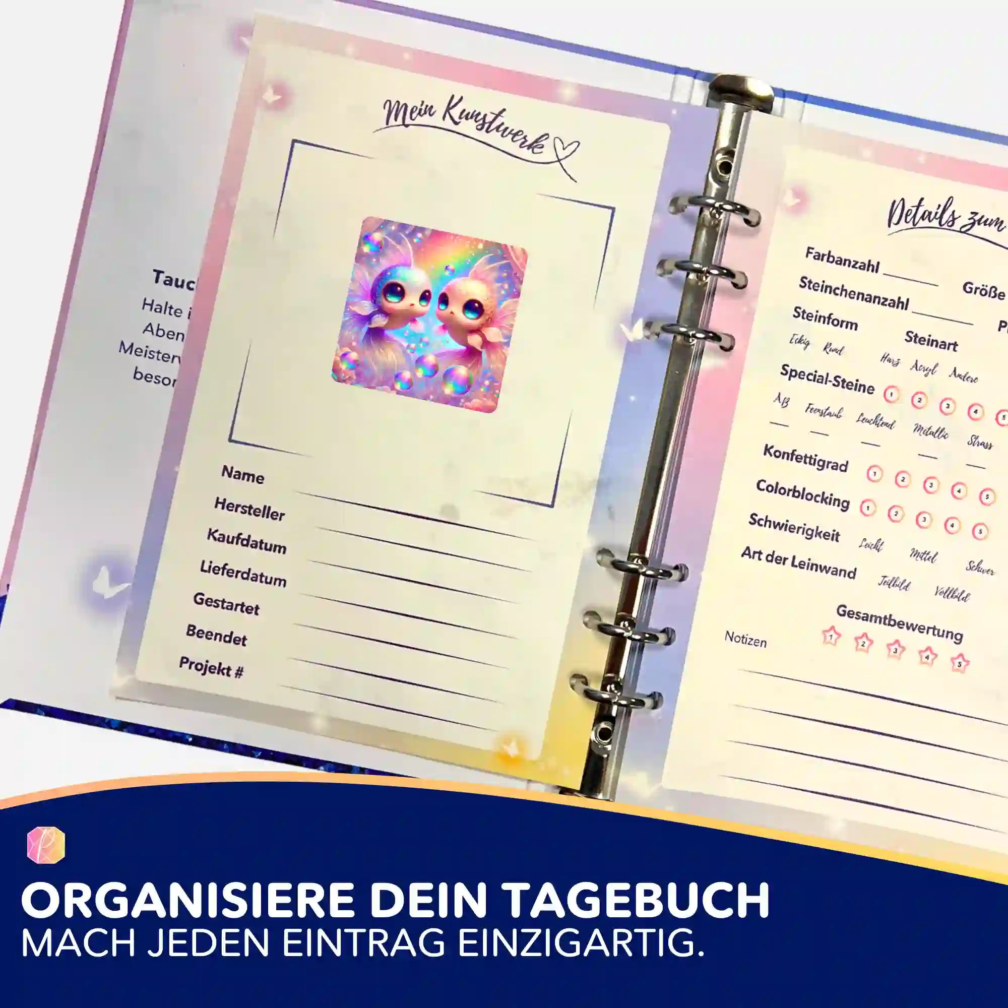 Aufkleber 5er-Set - Fairydust Special - Glitzerwelt