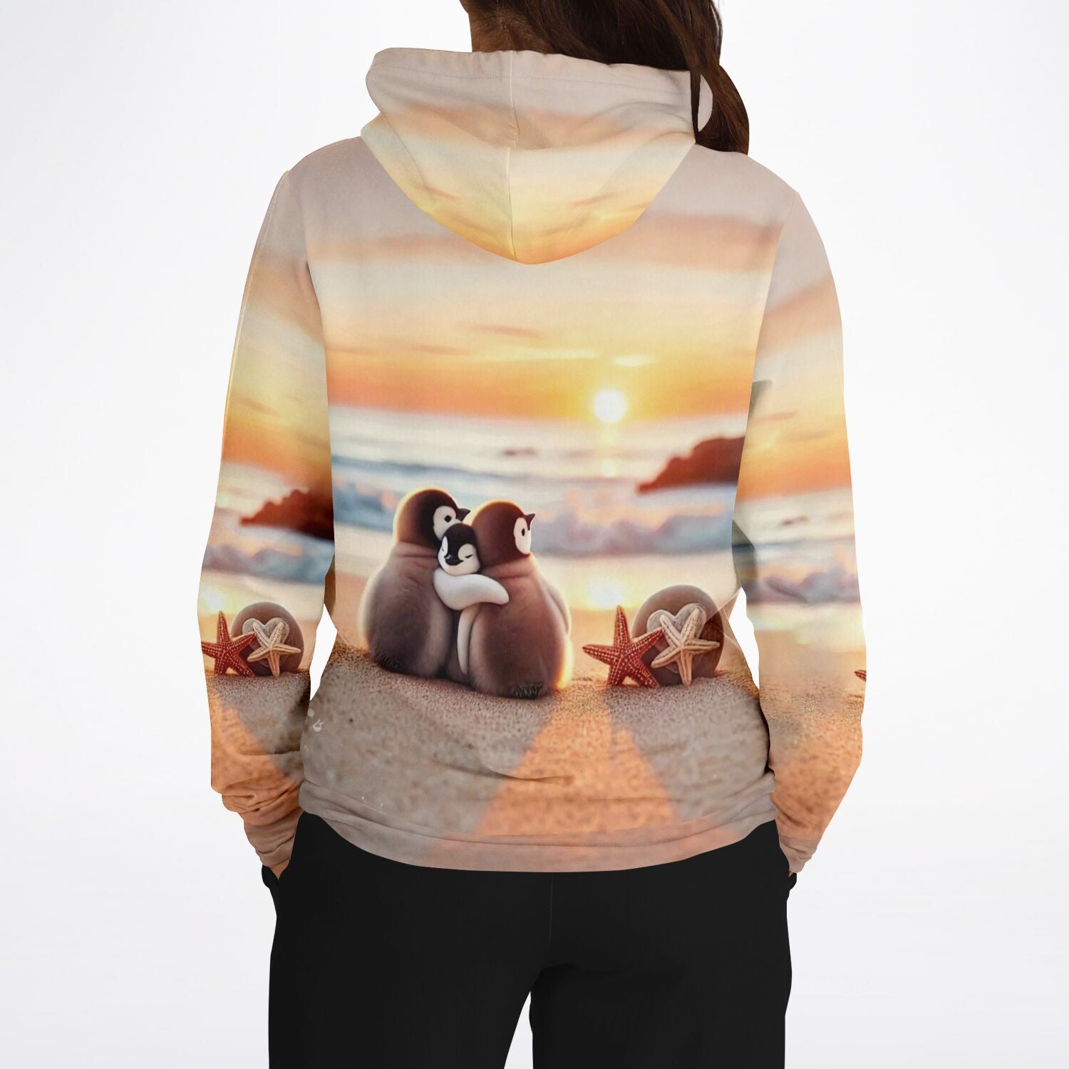 Dreamer Hoodie - Happy Family am Strand