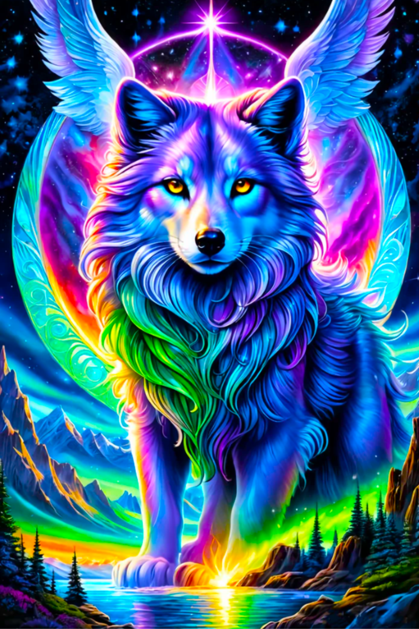 Diamond Painting - Geflügelter Wächter