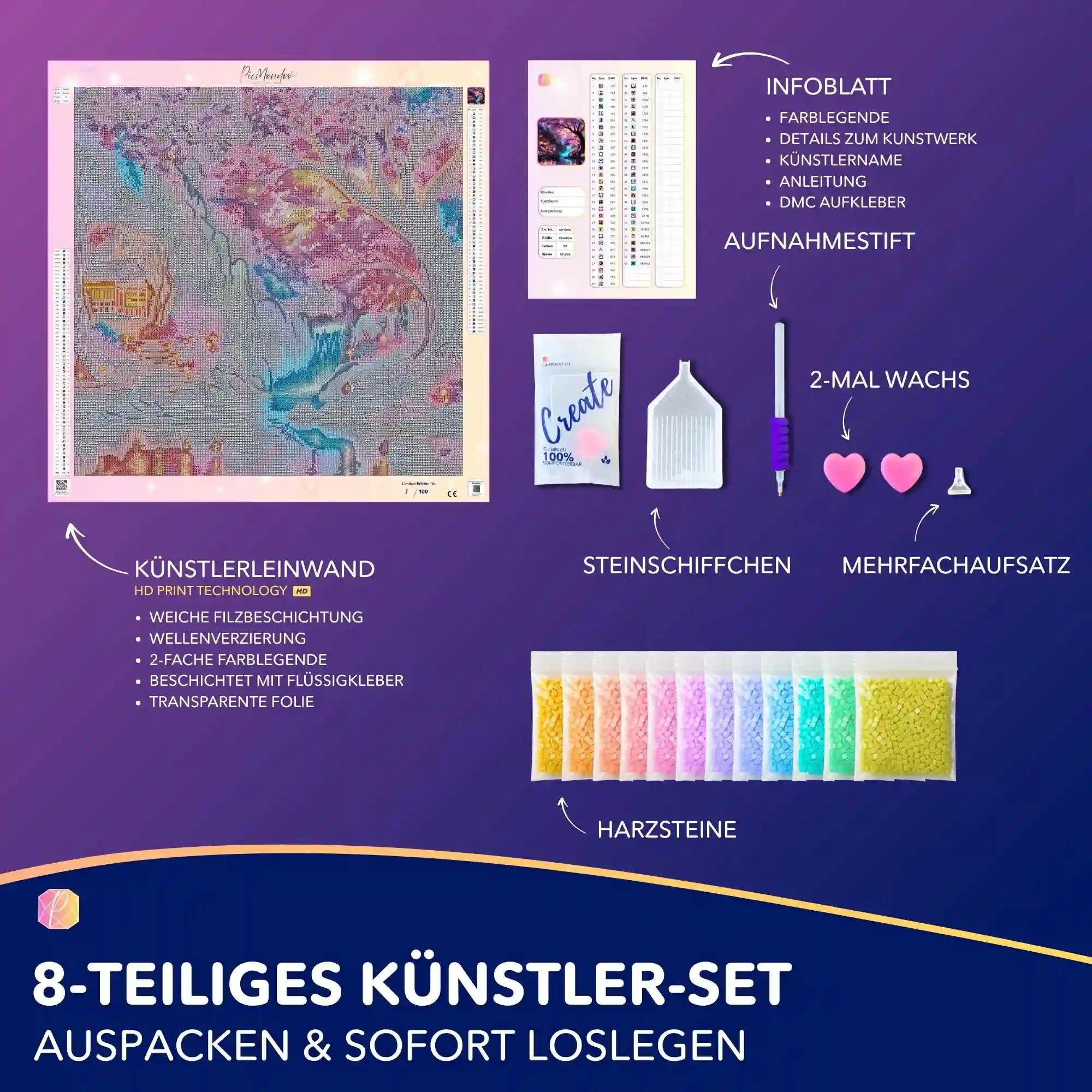 Diamond Painting - Das Licht der Sakura "Limited Edition"