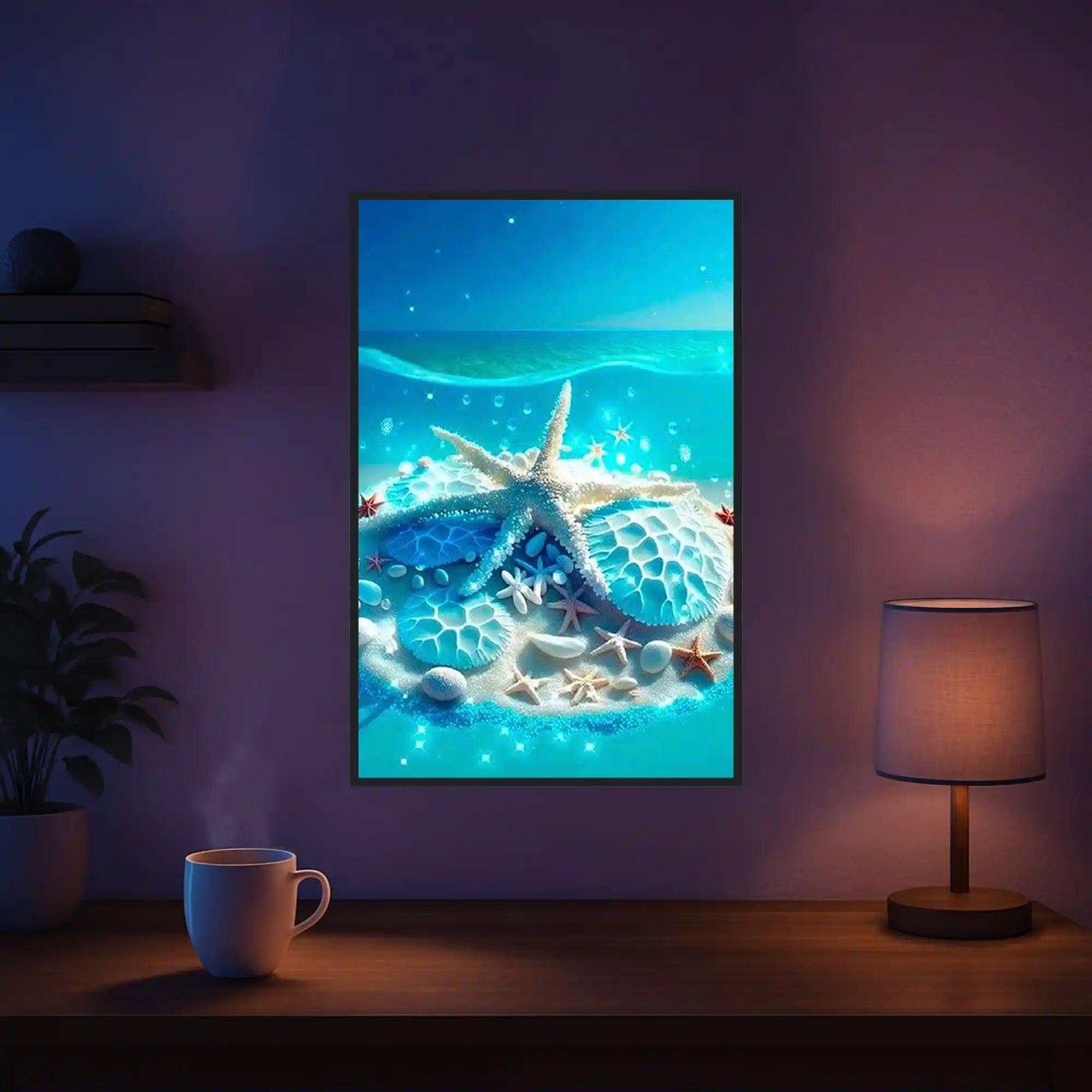 Diamond Painting - Blaue Meeressymphonie