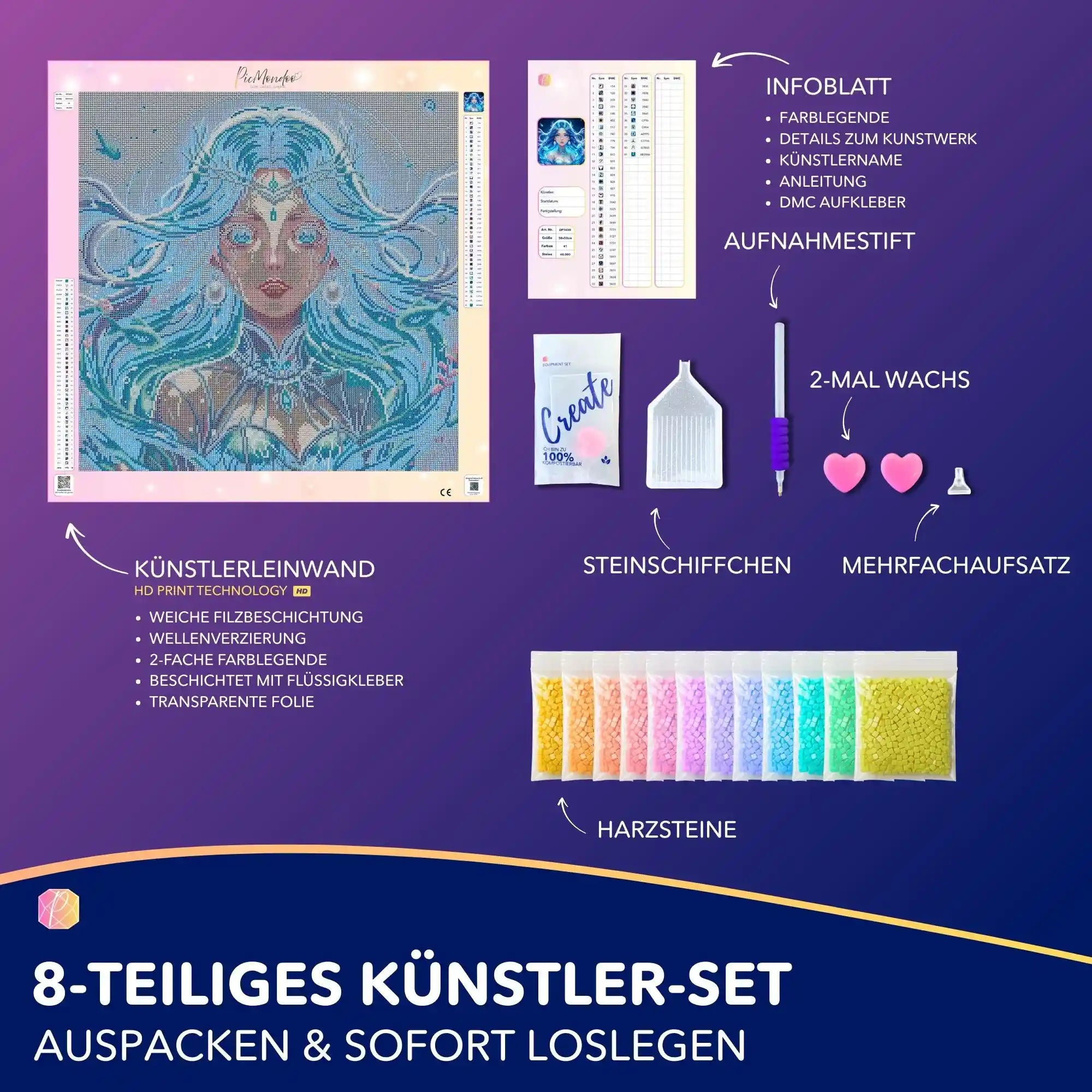 Diamond Painting - Nerelya Hüterin der Tiefe