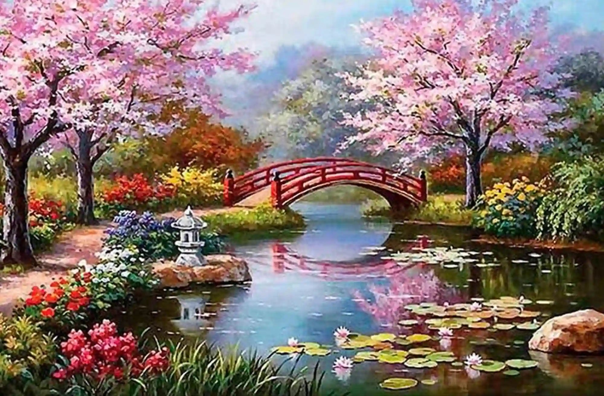 Diamond Painting - Der chinesische Garten