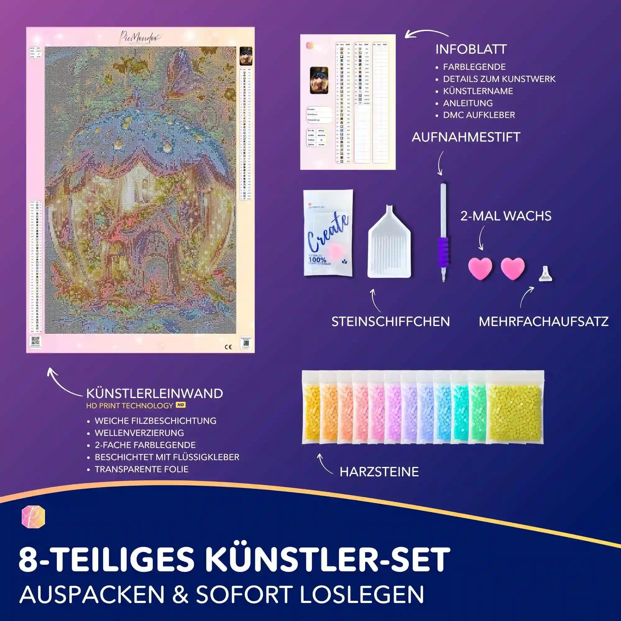 Diamond Painting - Fantasiehaus
