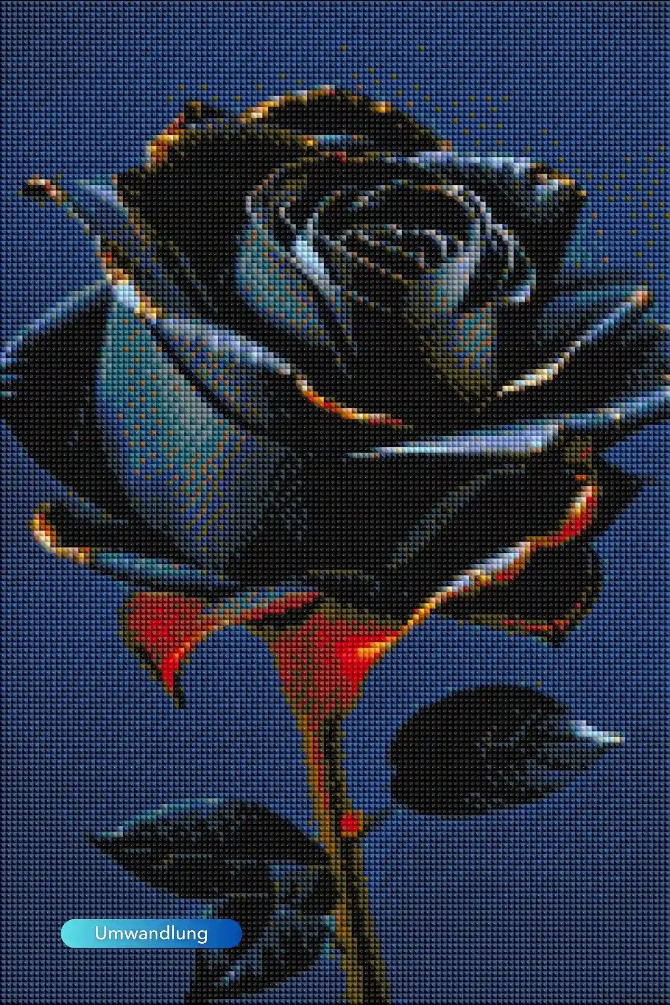 Diamond Painting - Black Rose