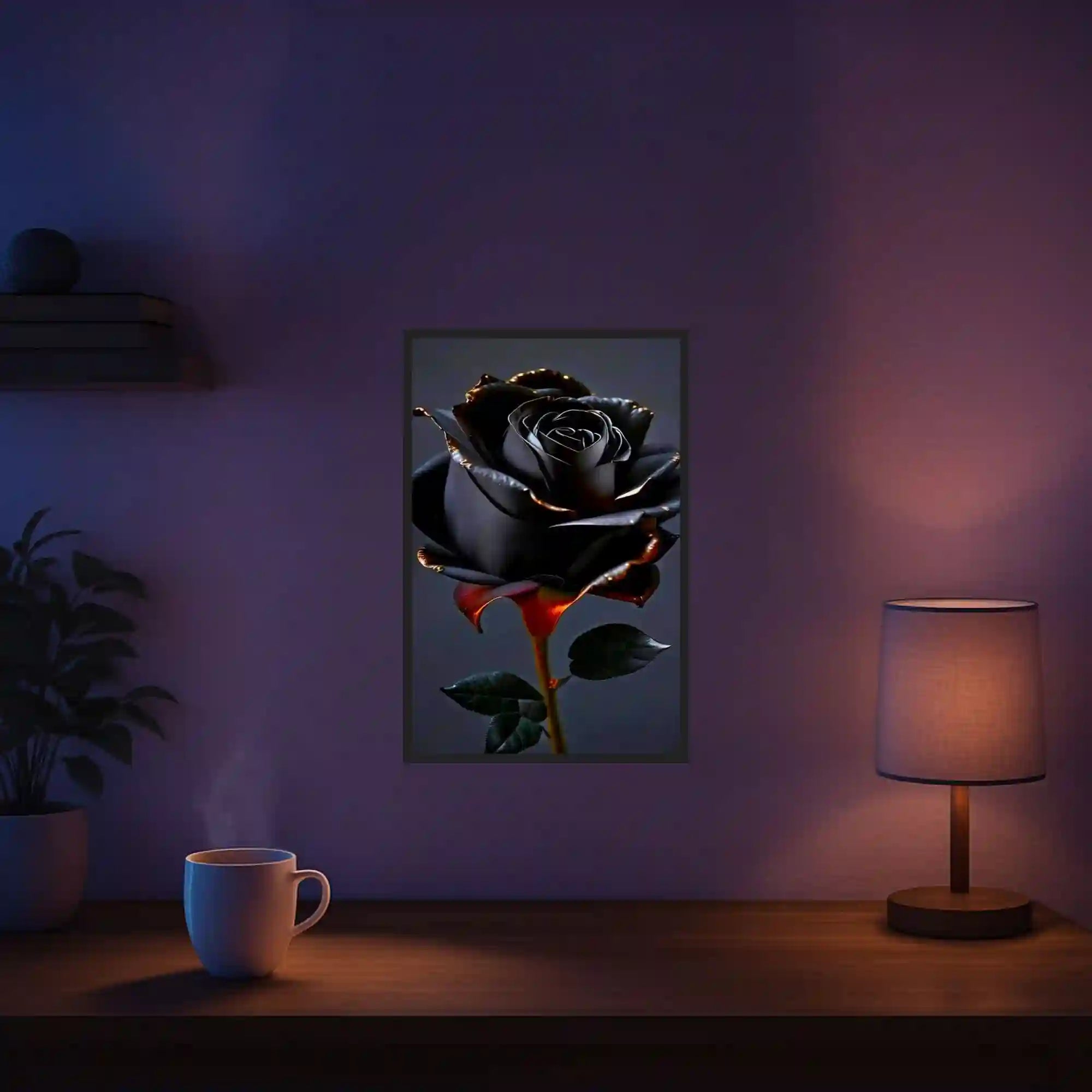 Diamond Painting - Black Rose