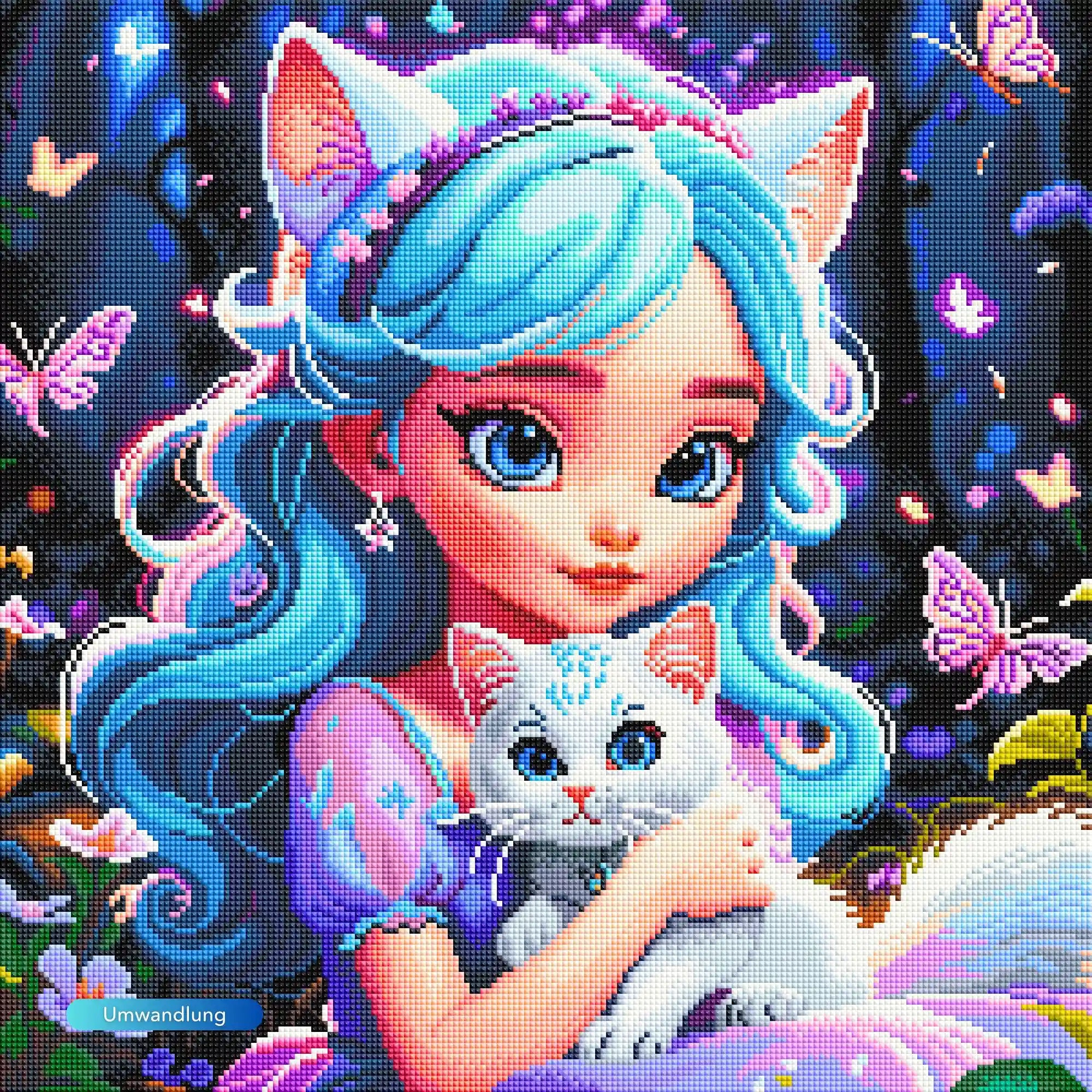 Diamond Painting - Kim Kitty Girl