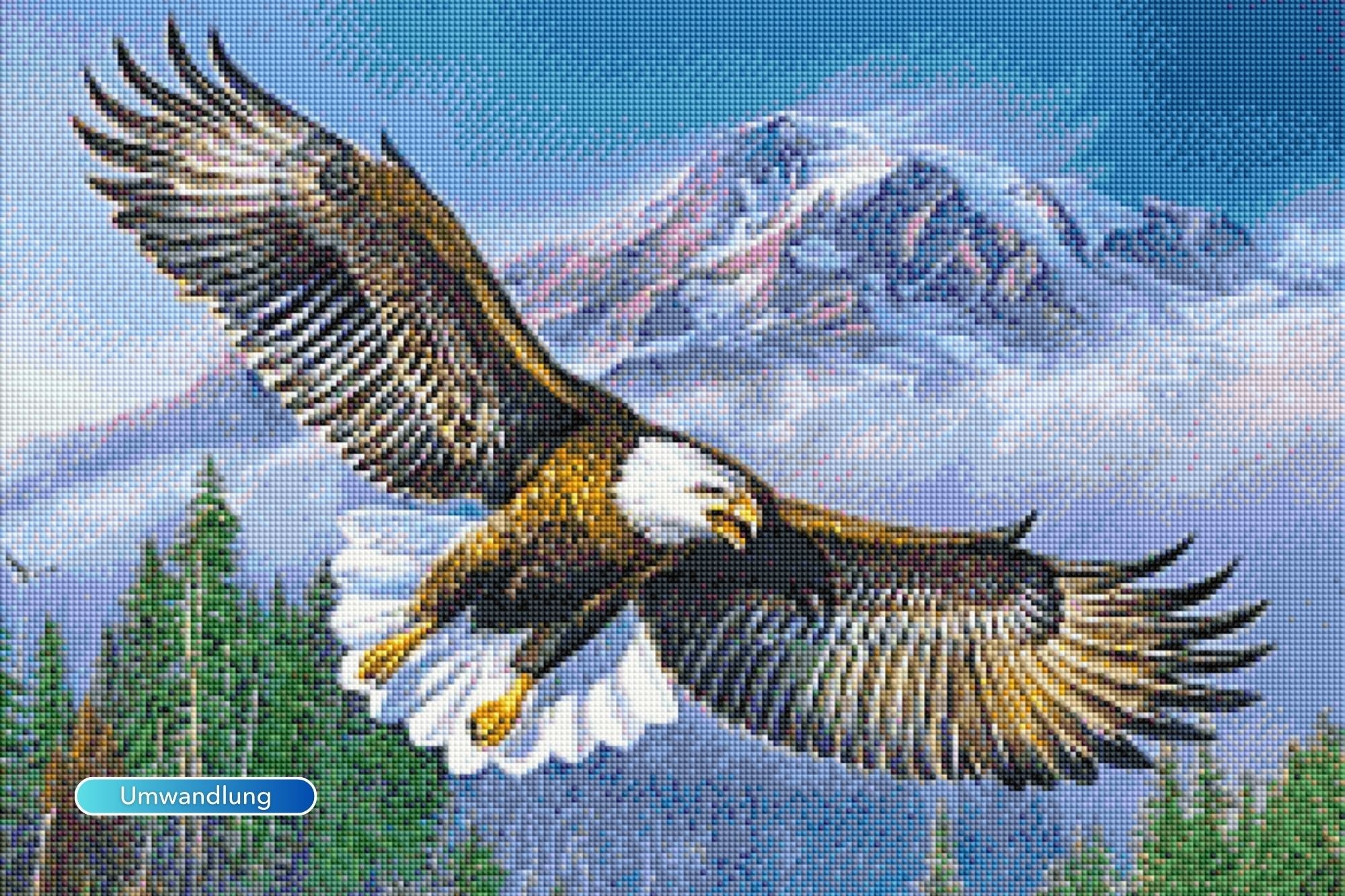 Diamond Painting - Adler der Berge