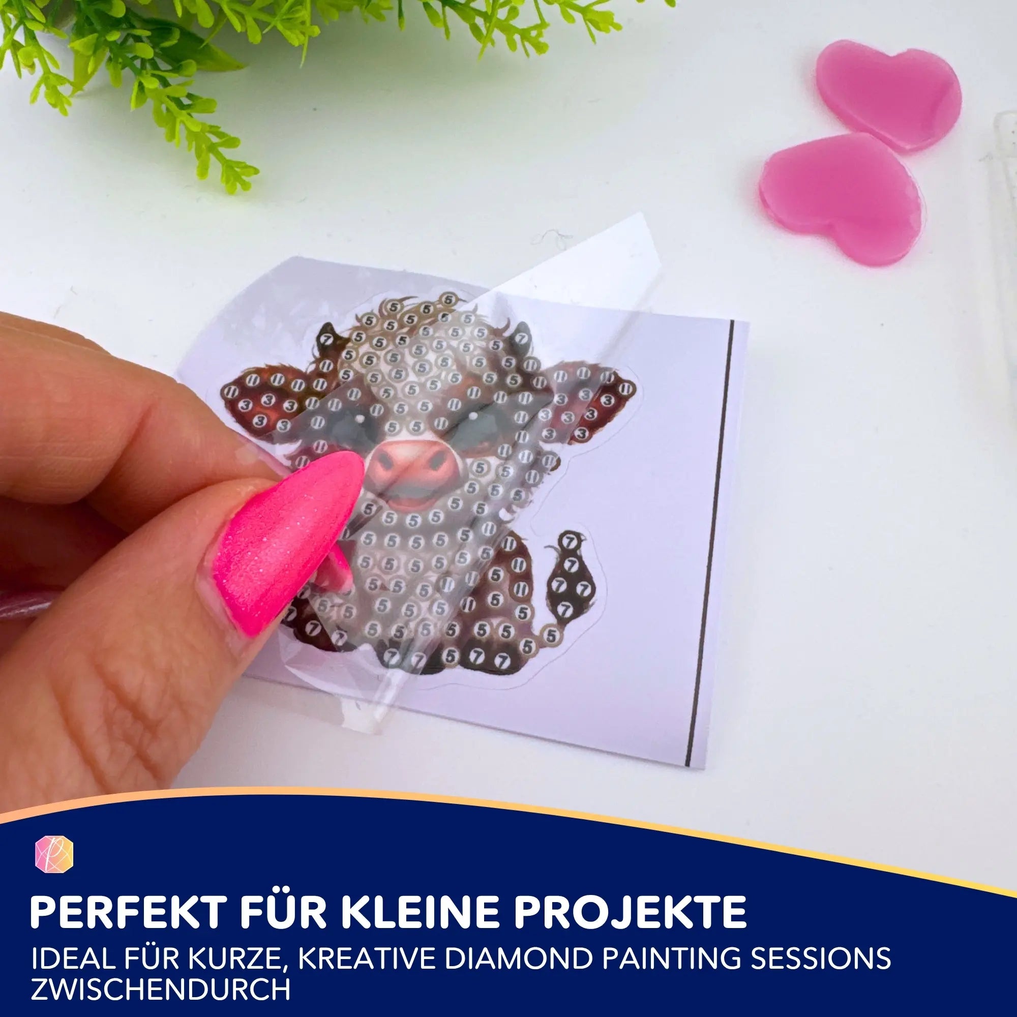 Diamond Painting Sticker - Niedliche Tierchen