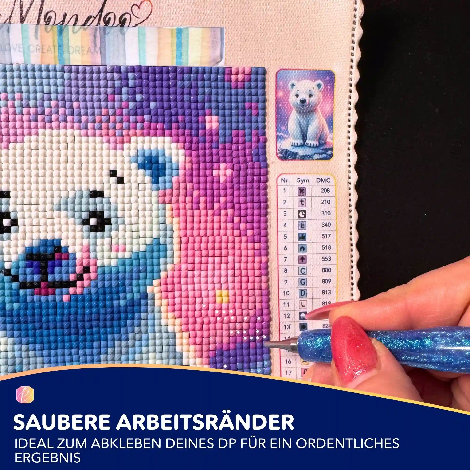 Klebeband für Diamond Painting - Streifen