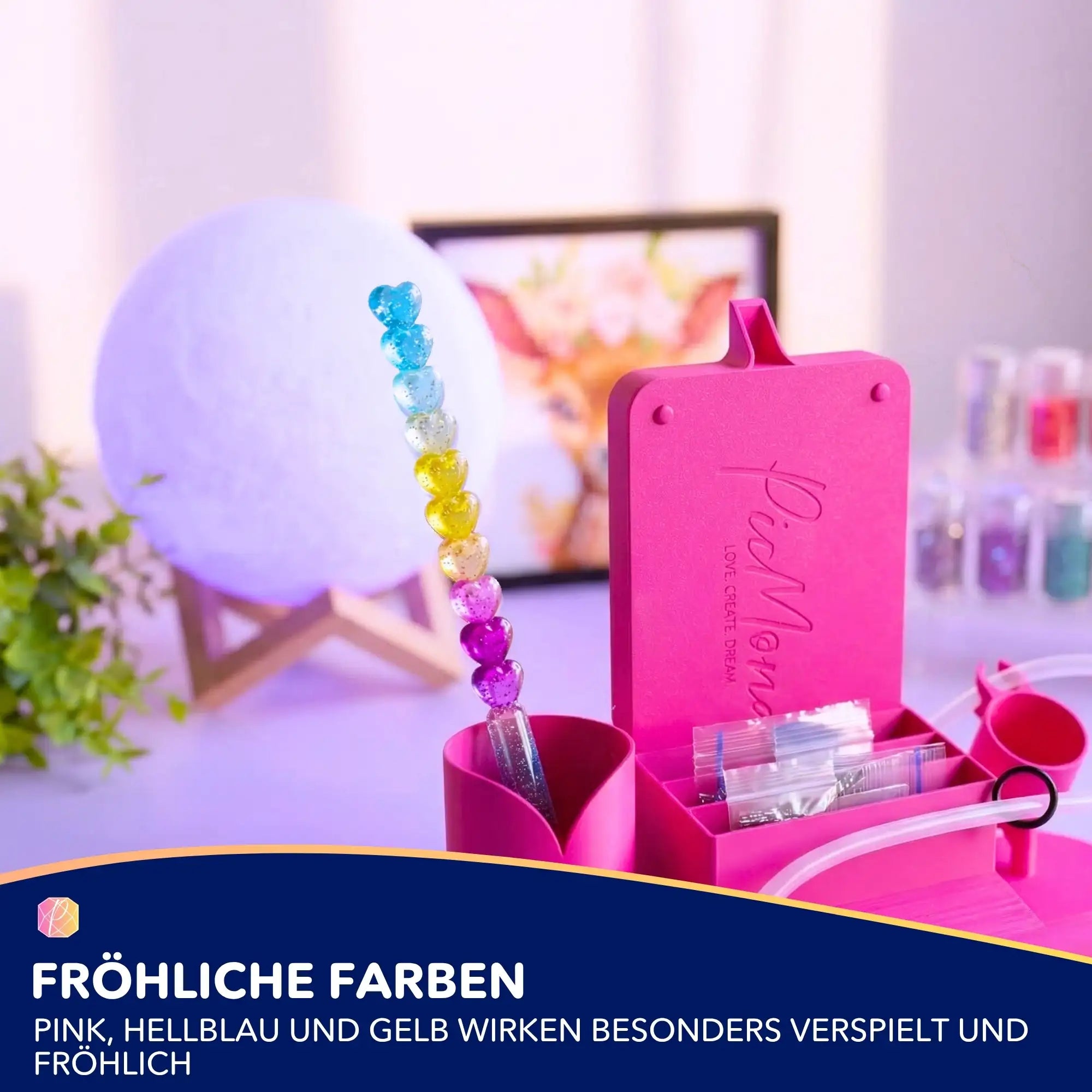 Diamond Painting Stift Bunte Herzen - Muttertag