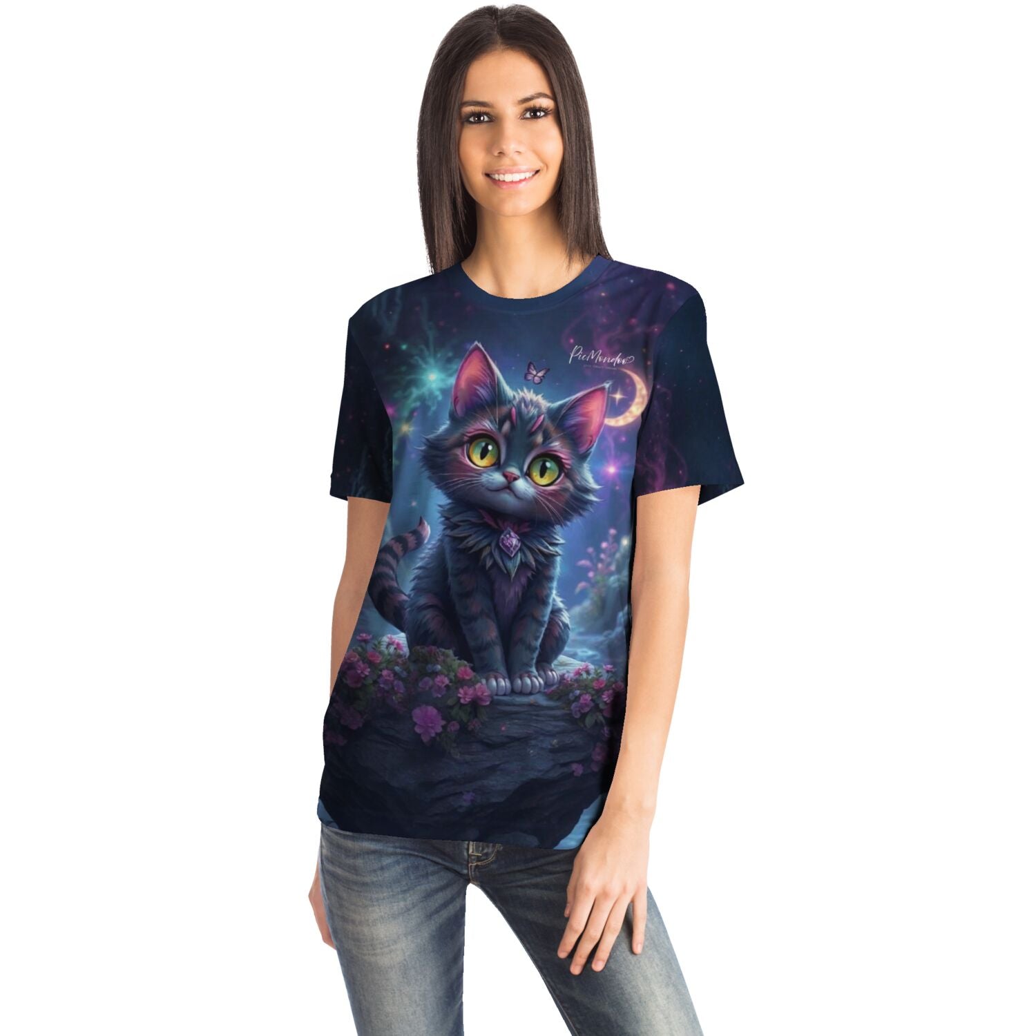 Dreamer T-Shirt - Night Cat
