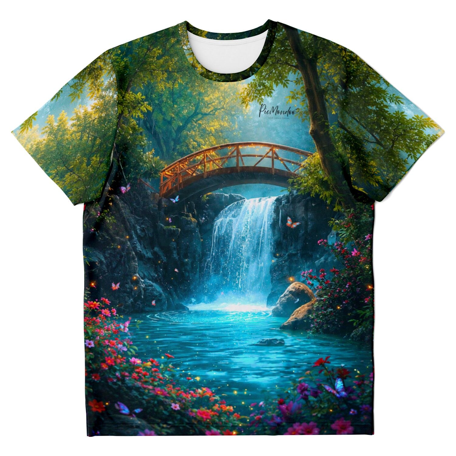 Dreamer T-Shirt mit Brücke der Träume Design, inspiriert von den Motiven unserer beliebten Diamond Painting Sets