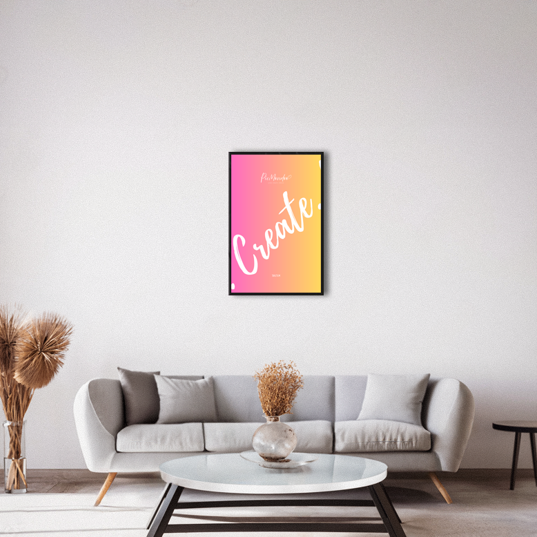 Diamond Painting Bilderrahmen aus Aluminium - (11 Größen) PLEXI