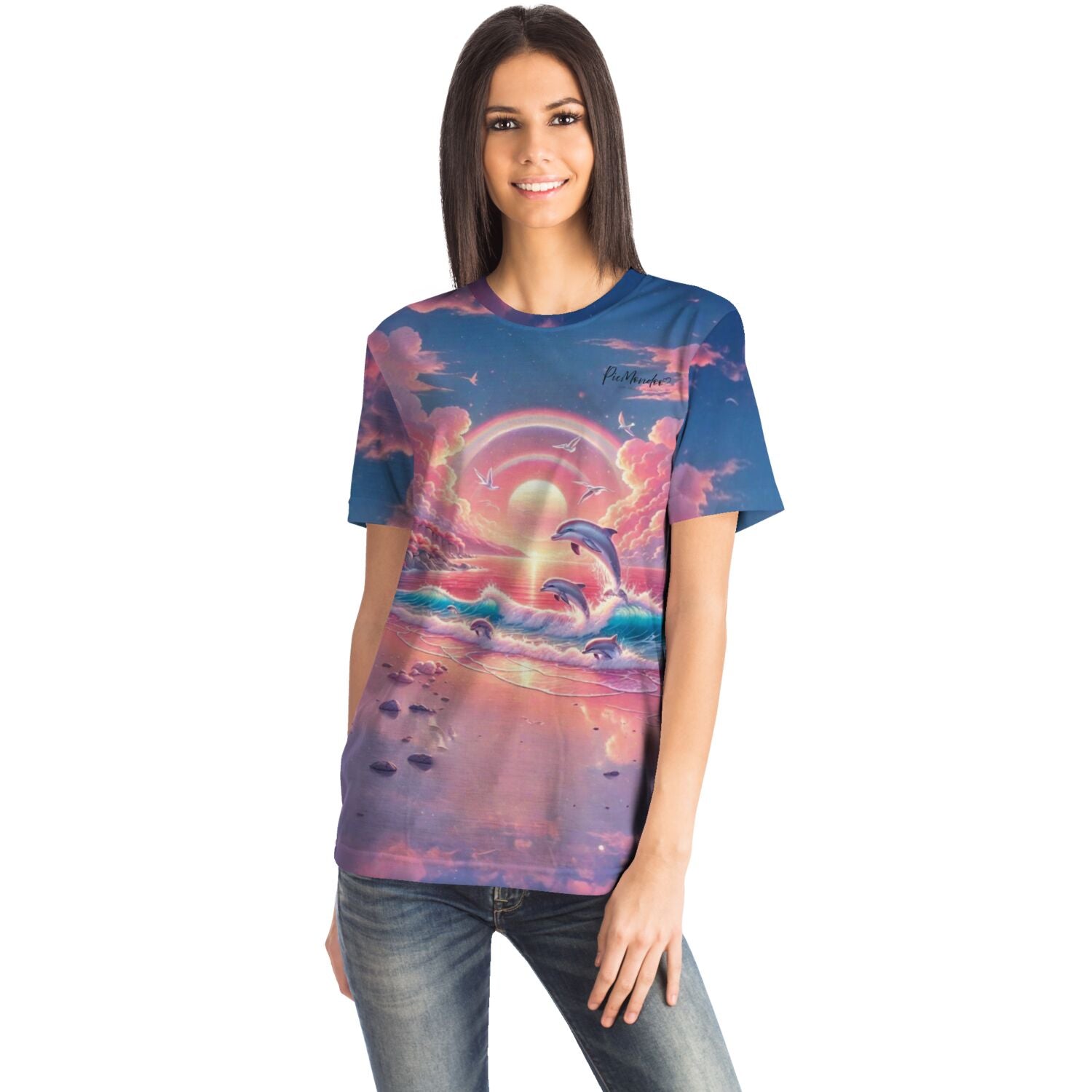 Dreamer T-Shirt - Pinkes Meeresrauschen
