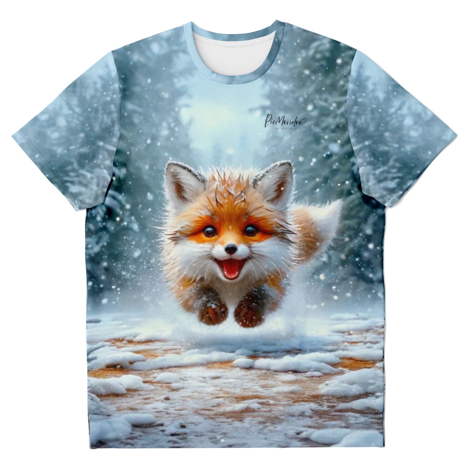 Dreamer T-Shirt - Kleiner Fuchs im Winterwald