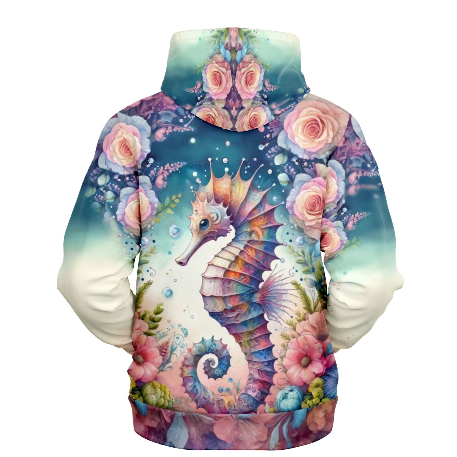 Dreamer Hoodie - Seepferdchen Blütentraum