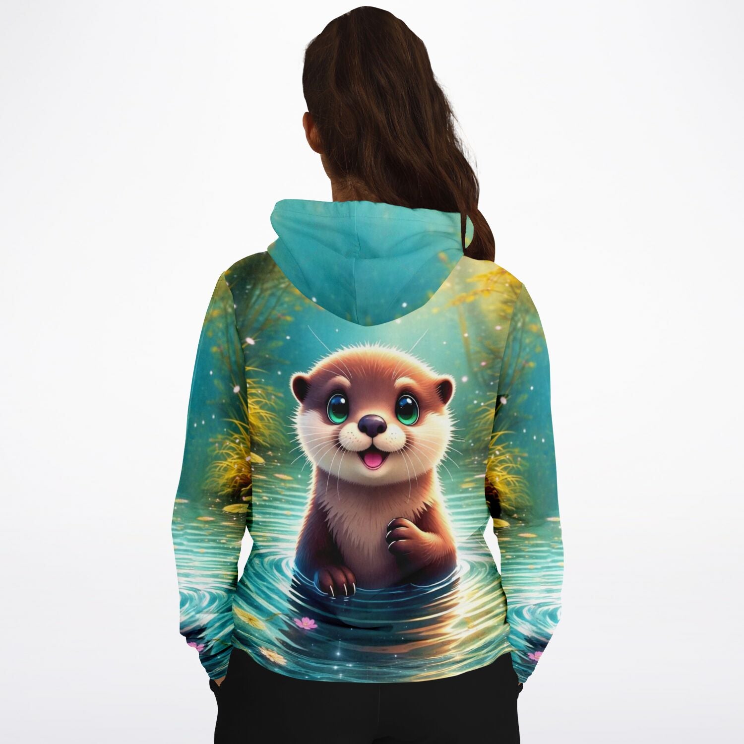 Dreamer Hoodie mit niedlichem Otter-Motiv – perfekt für Fans von Diamond Painting und kreativen Designs