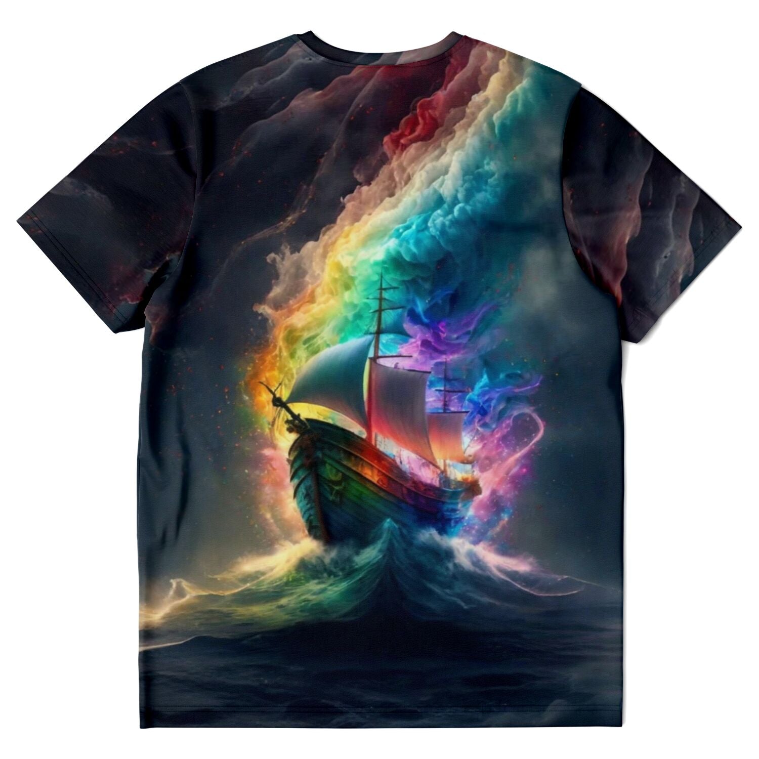 Dreamer T-Shirt - Multi Special - Schiff im bunten Meer