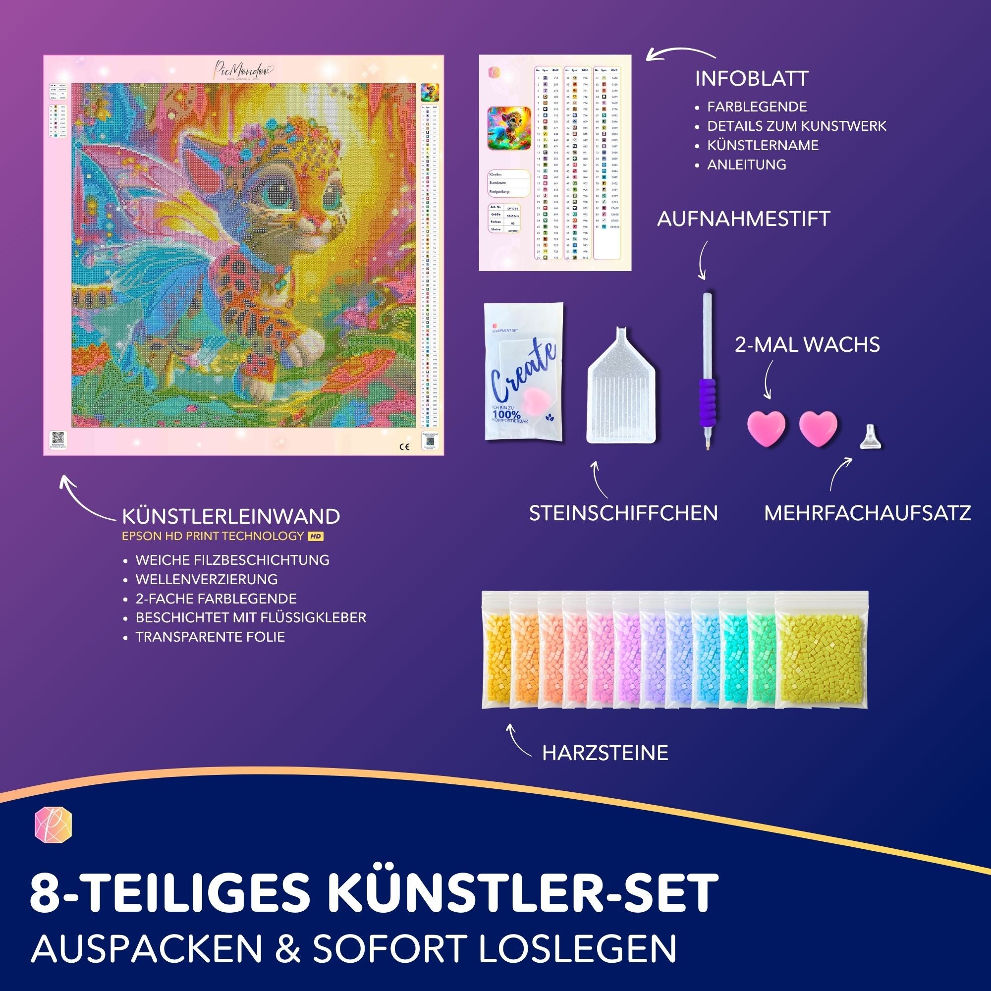 Diamond Painting - Finja die kleine Tigerfee
