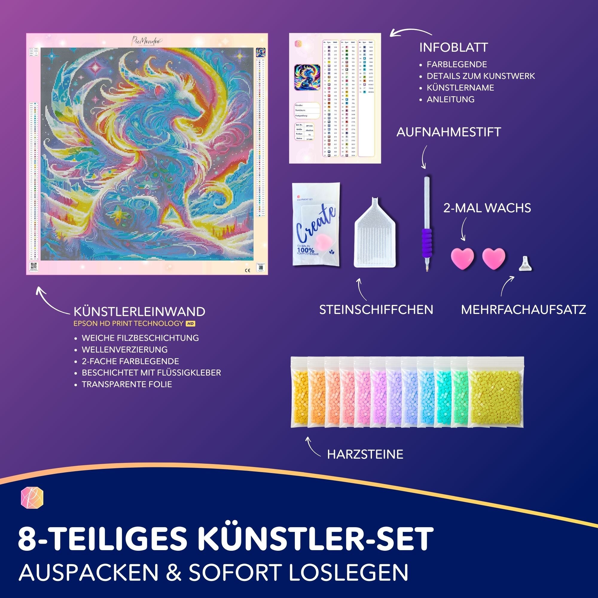 Diamond Painting - Monja die Hüterin der Berge