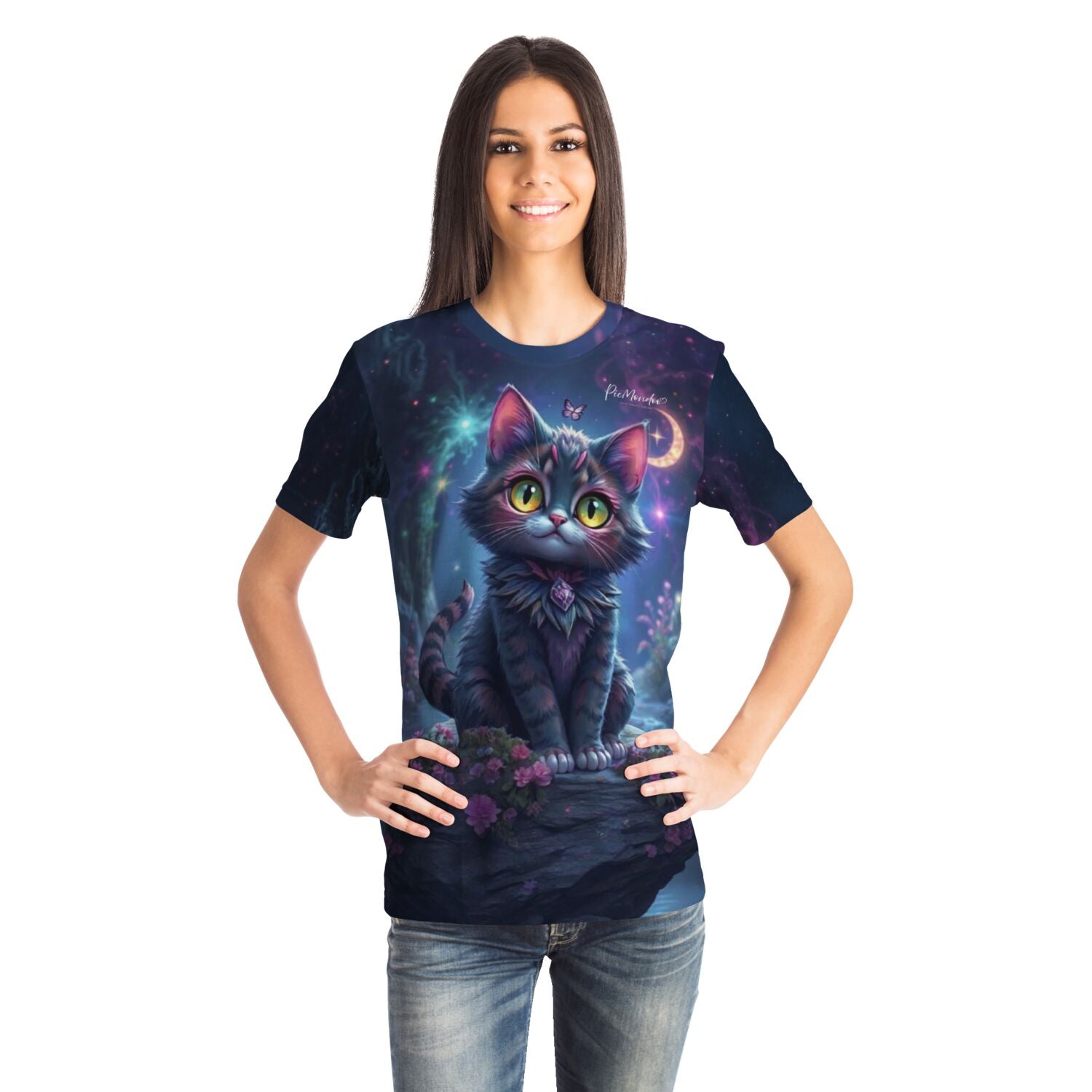 Dreamer T-Shirt - Night Cat