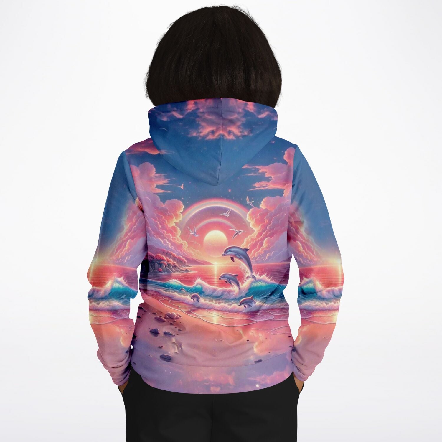 Dreamer Hoodie - Pinkes Meeresrauschen