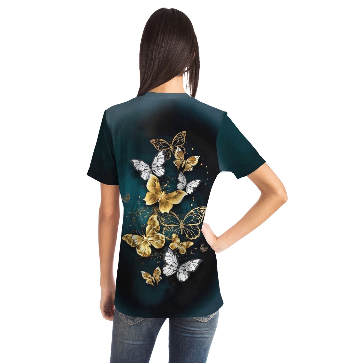 Dreamer T-Shirt - Multi Special - Goldene Schmetterlinge