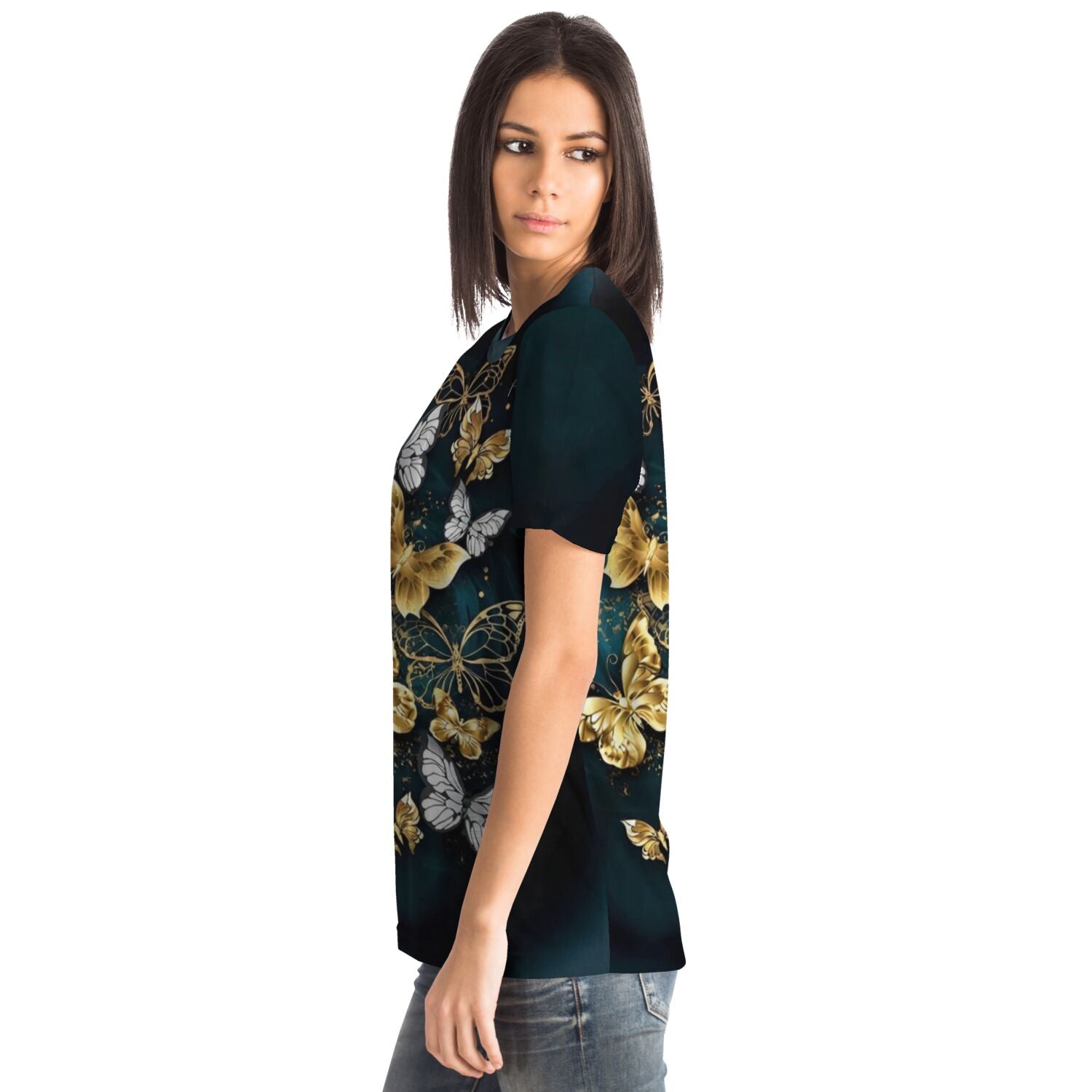 Dreamer T-Shirt - Multi Special - Goldene Schmetterlinge
