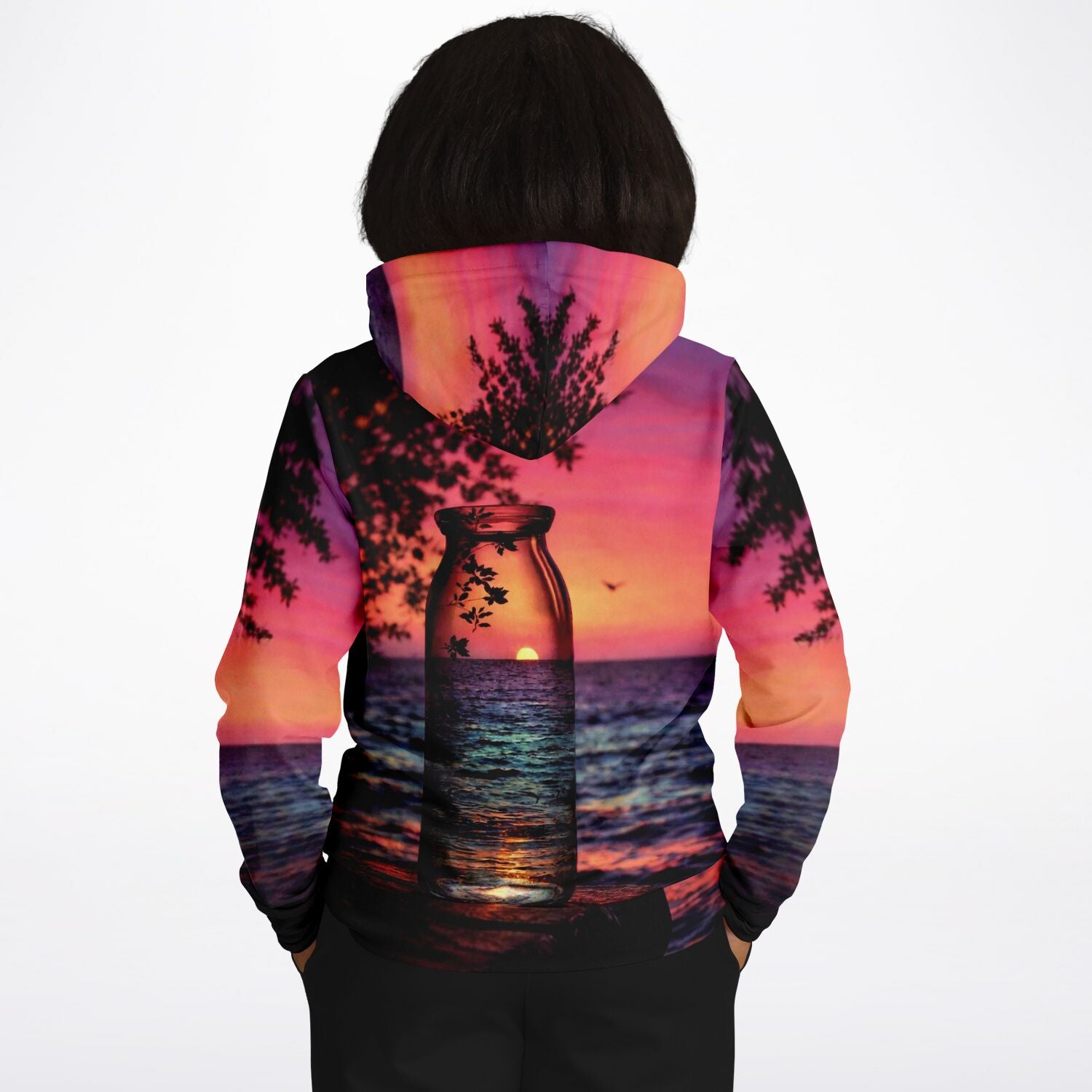 Dreamer Hoodie -  Roter Sonnenuntergang