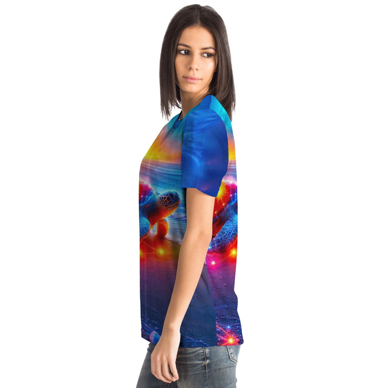 Dreamer T-Shirt - Colorful sparkling Turtle