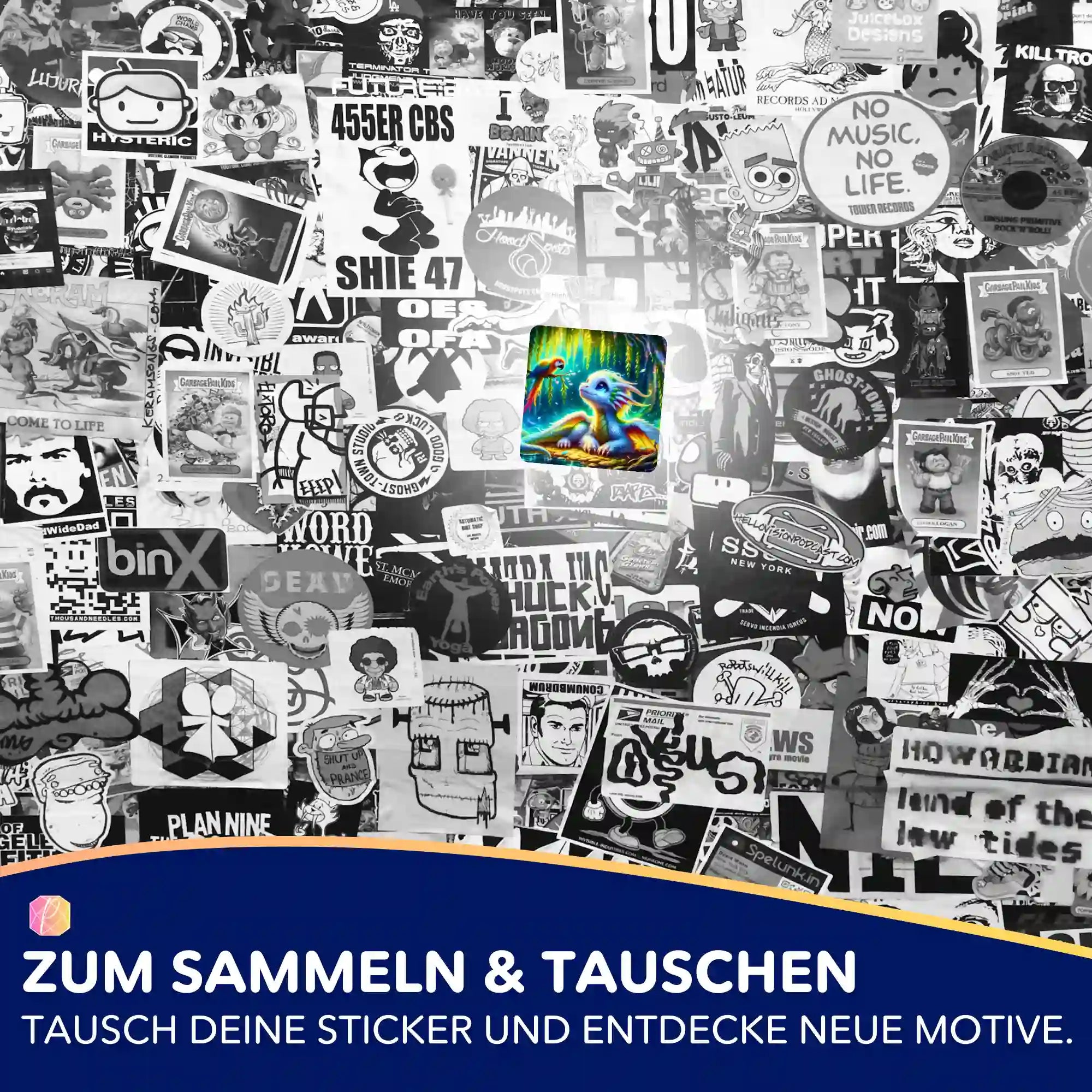 Aufkleber 5er-Set - Taru