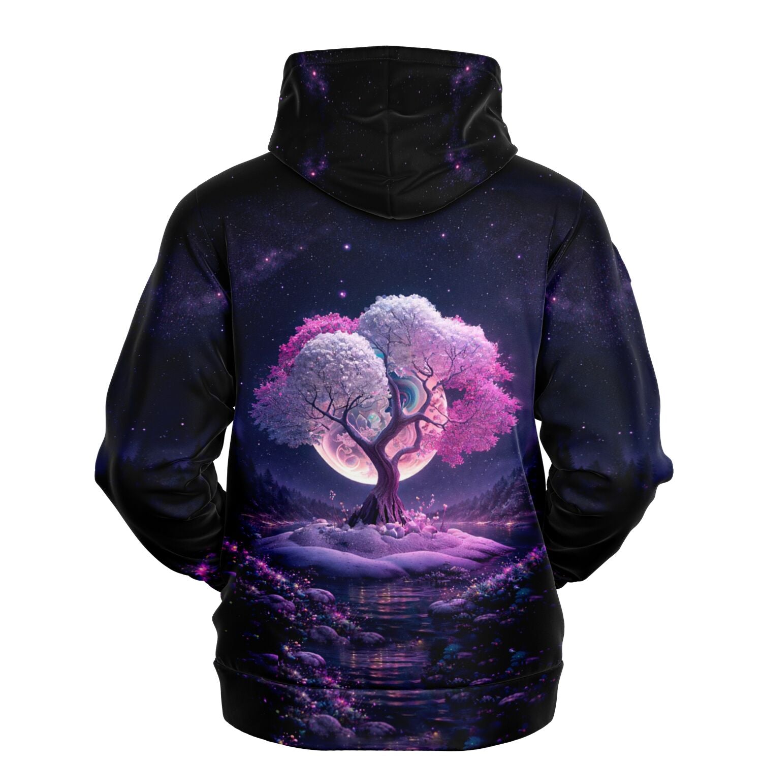 Dreamer Hoodie - Multi Special - Pink Tree at Night