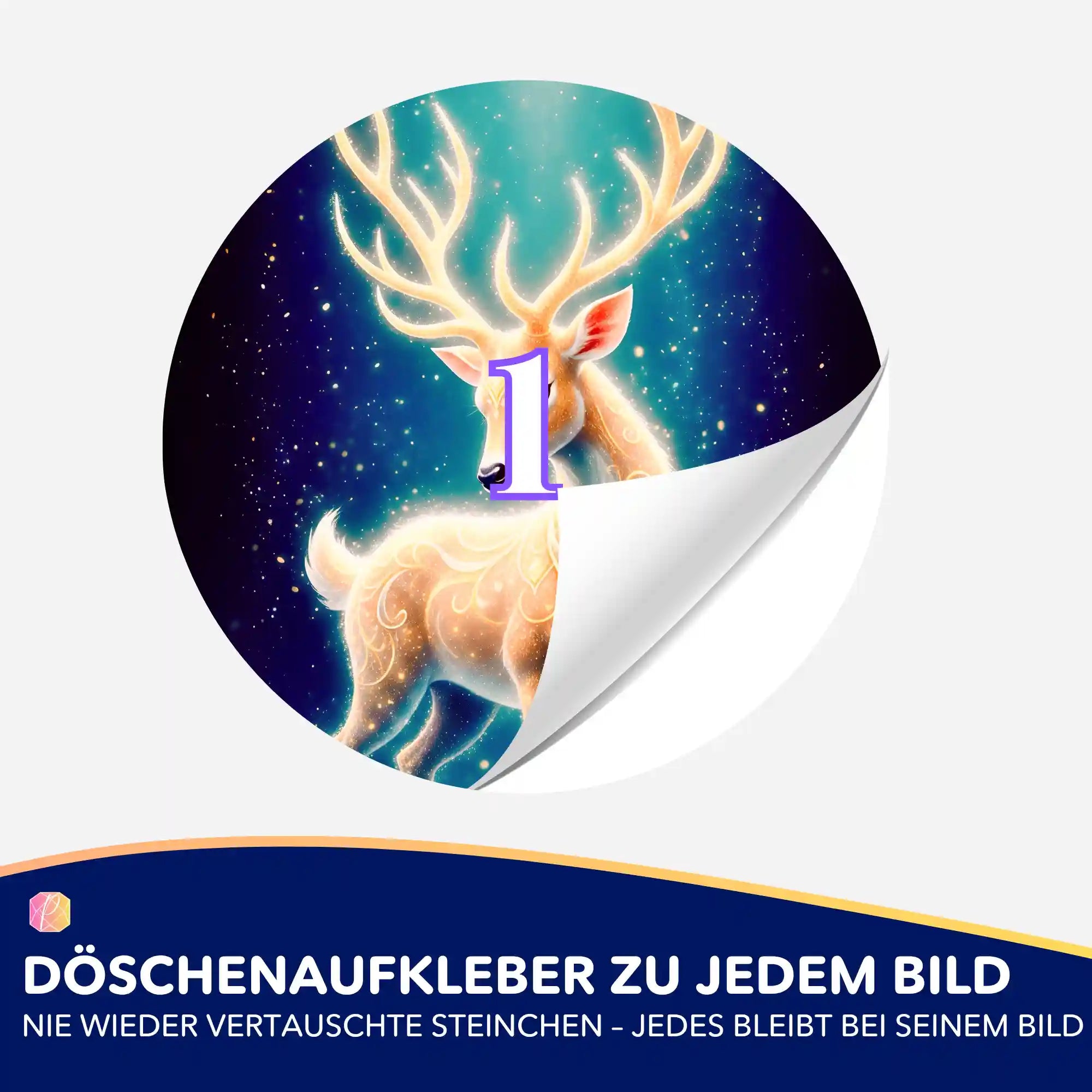 Döschenaufkleber - Herr der Wälder