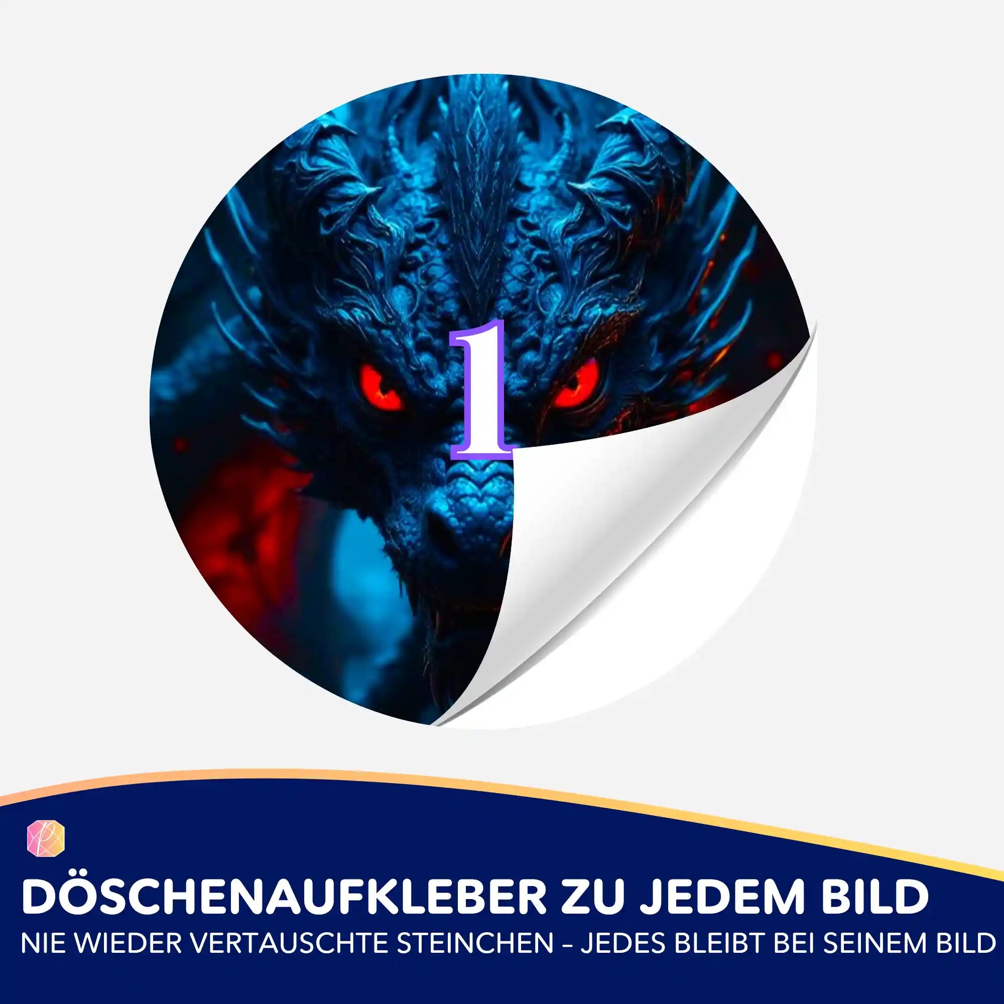 Döschenaufkleber - Red Eyes Dragon