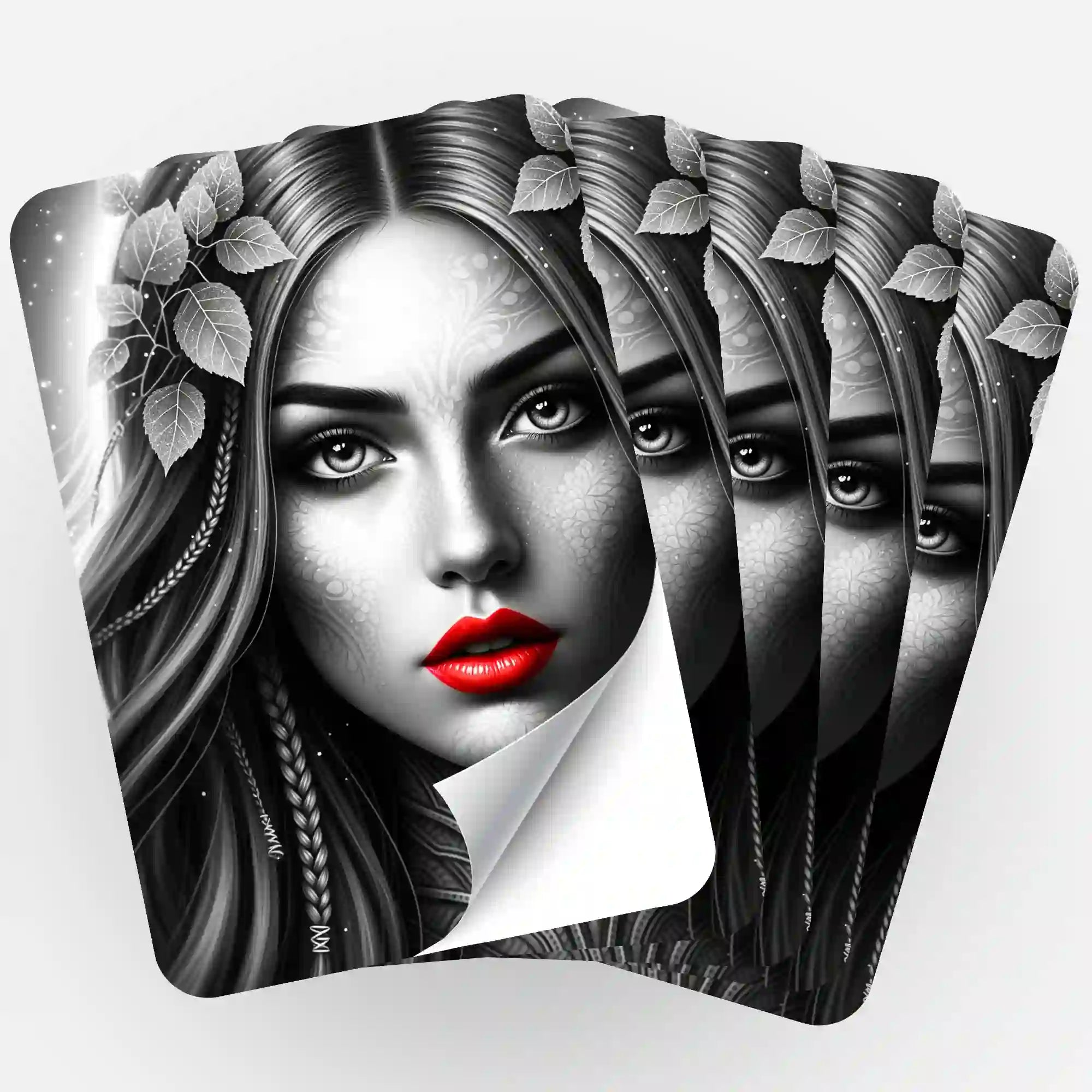 Aufkleber 5er-Set - Red Lips