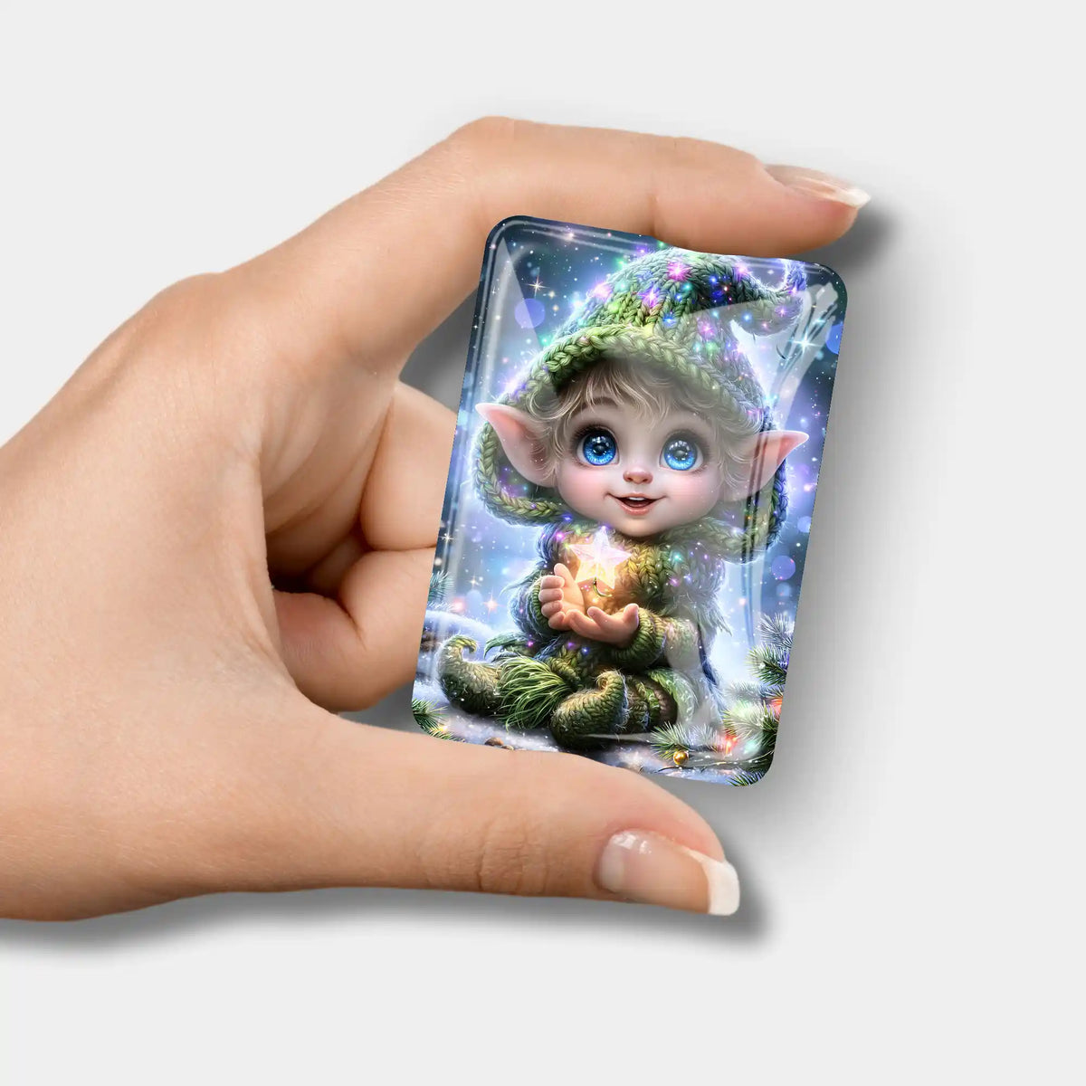 Magischer Cover Minder mit Elfen-Motiv und leuchtendem Stern für Diamond Painting Zubehör
