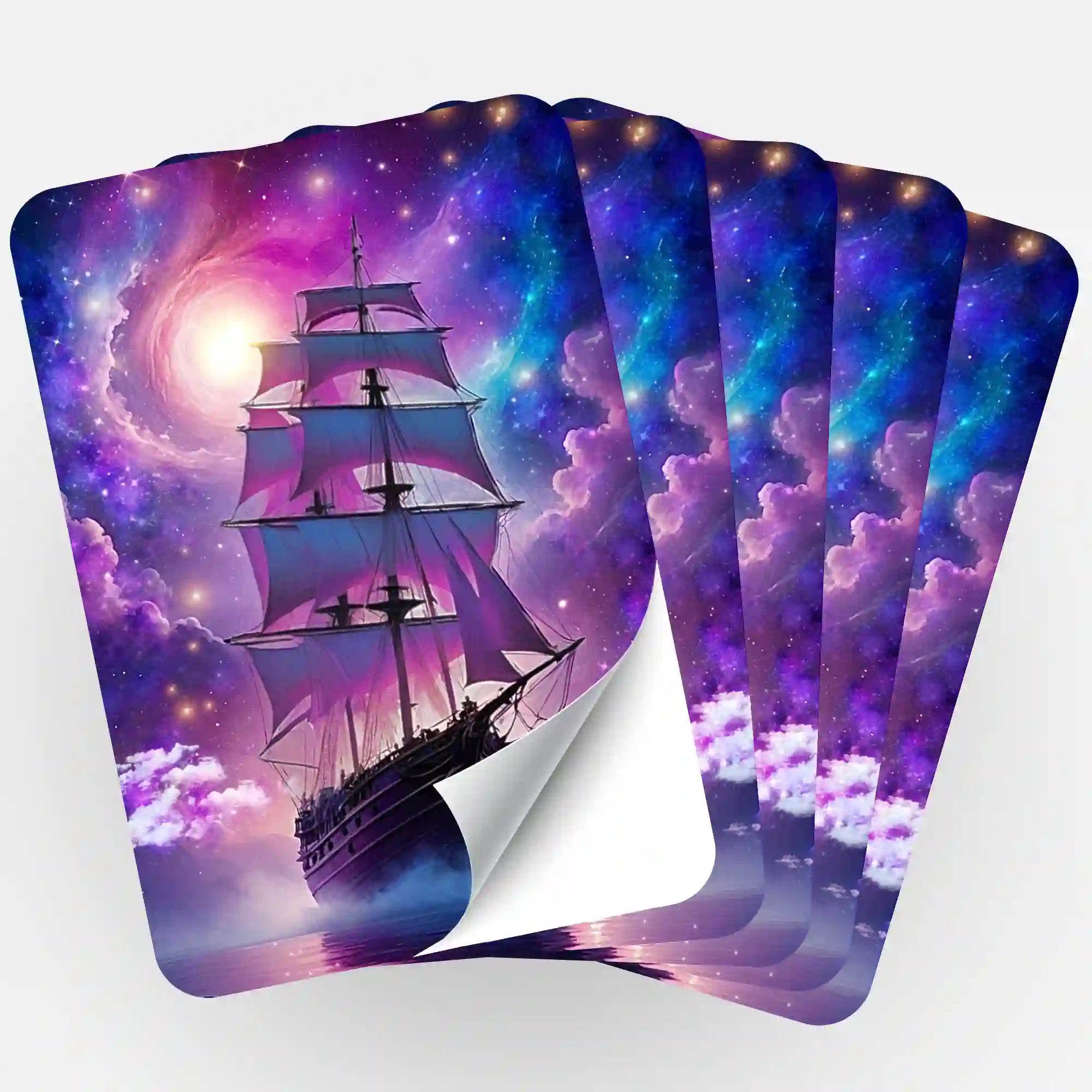 Aufkleber 5er-Set - Starlight Ocean