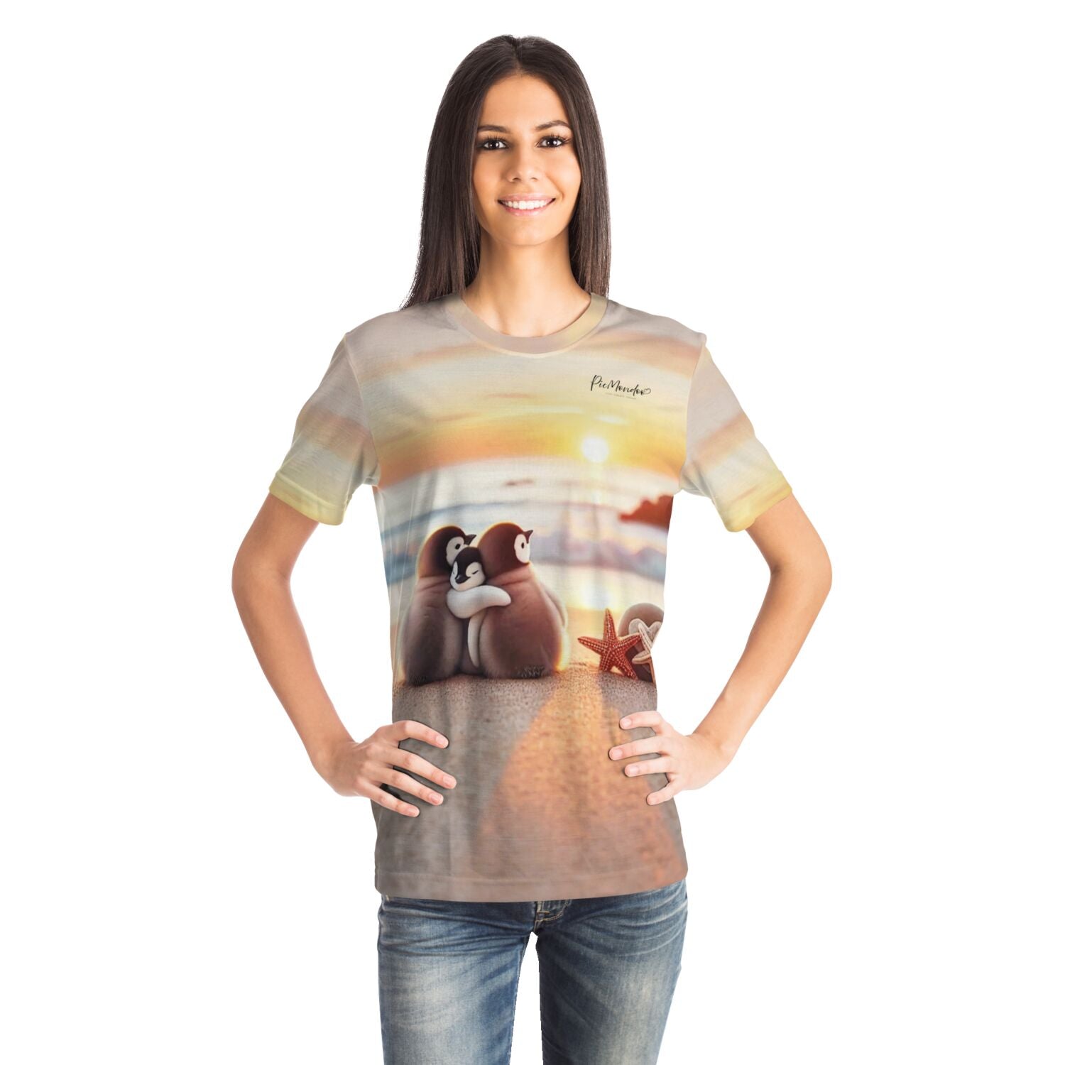 Dreamer T-Shirt - Happy Family am Strand