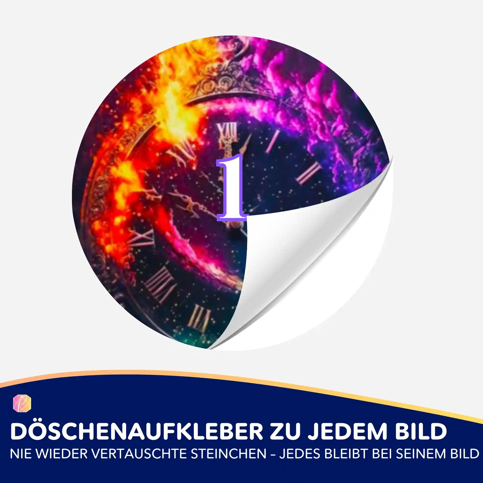 Döschenaufkleber - Time of magic Moments
